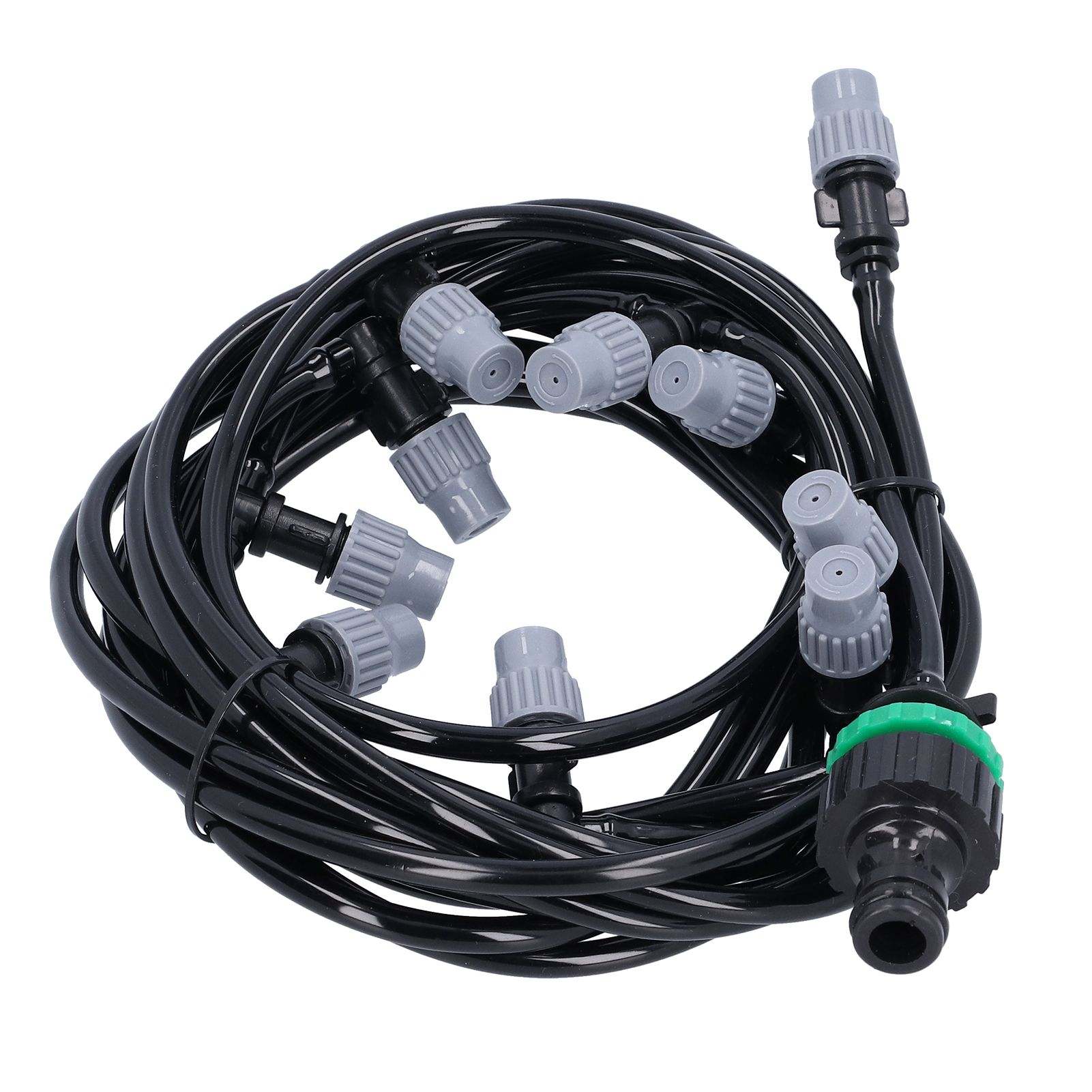 10m / 32.8ft 4/7 Irrigation Hose with 10 Misting Sprayer Nozzles Garden view 6