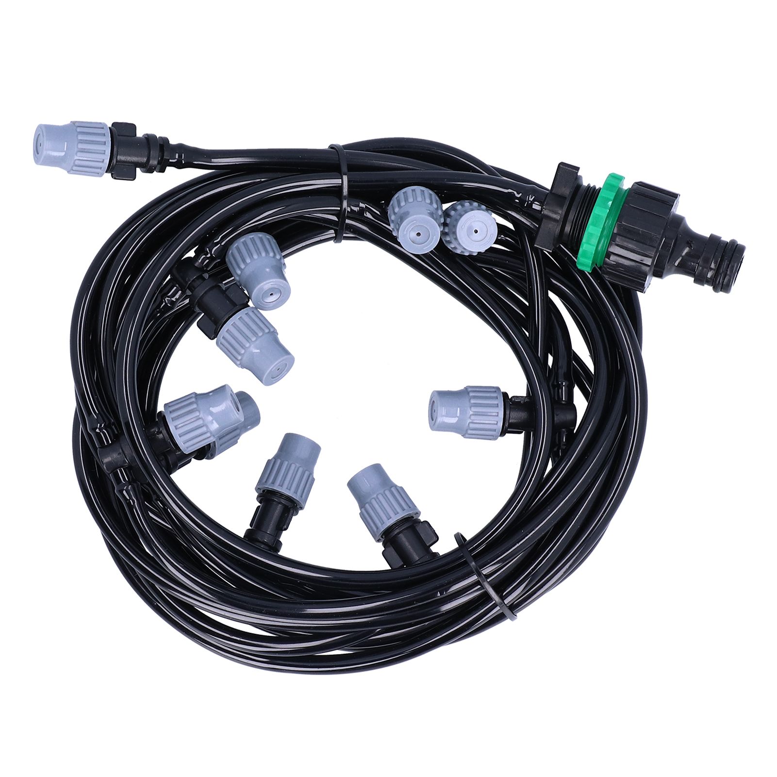 10m / 32.8ft 4/7 Irrigation Hose with 10 Misting Sprayer Nozzles Garden view 8