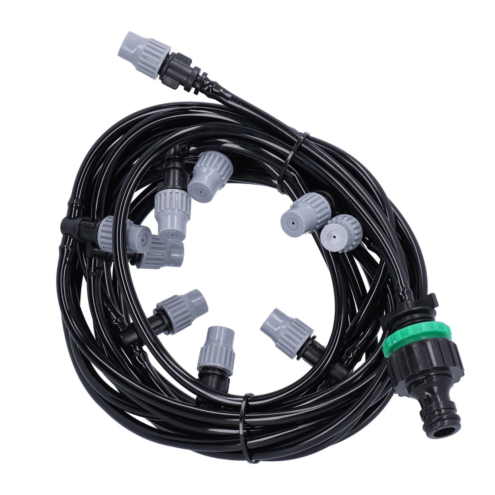 10m / 32.8ft 4/7 Irrigation Hose with 10 Misting Sprayer Nozzles Garden view 9