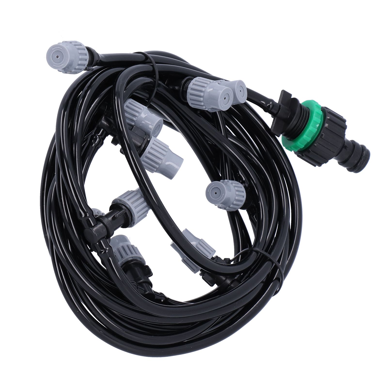 10m / 32.8ft 4/7 Irrigation Hose with 10 Misting Sprayer Nozzles Garden view 10