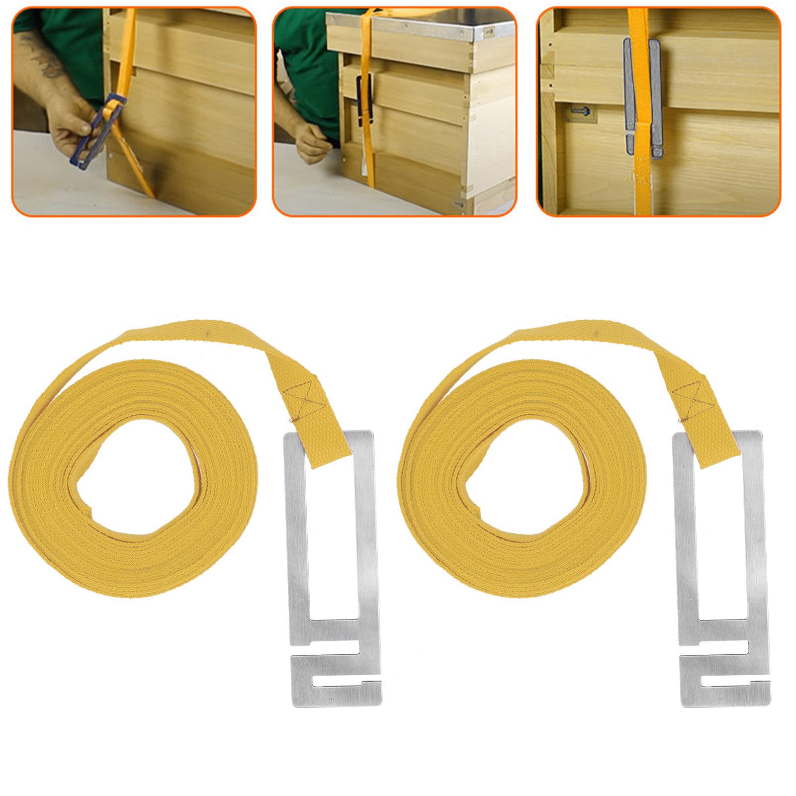 2Pcs Beehive Belt Portable Fixed Tightening Beehive Bundling Beekeeping view 11