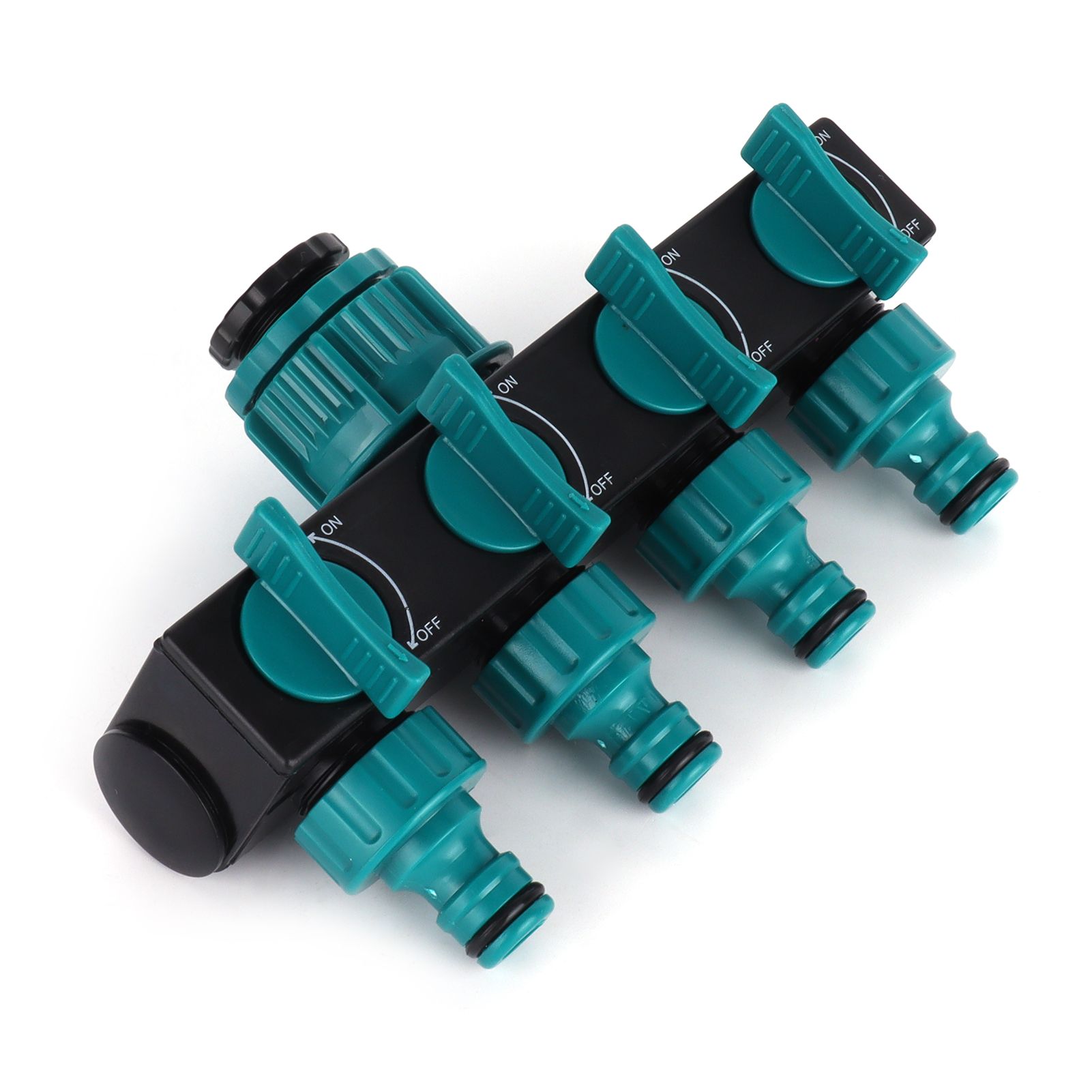 4 Way Hose Splitter Water Tap Hose Connectors Distributor for Garden view 7