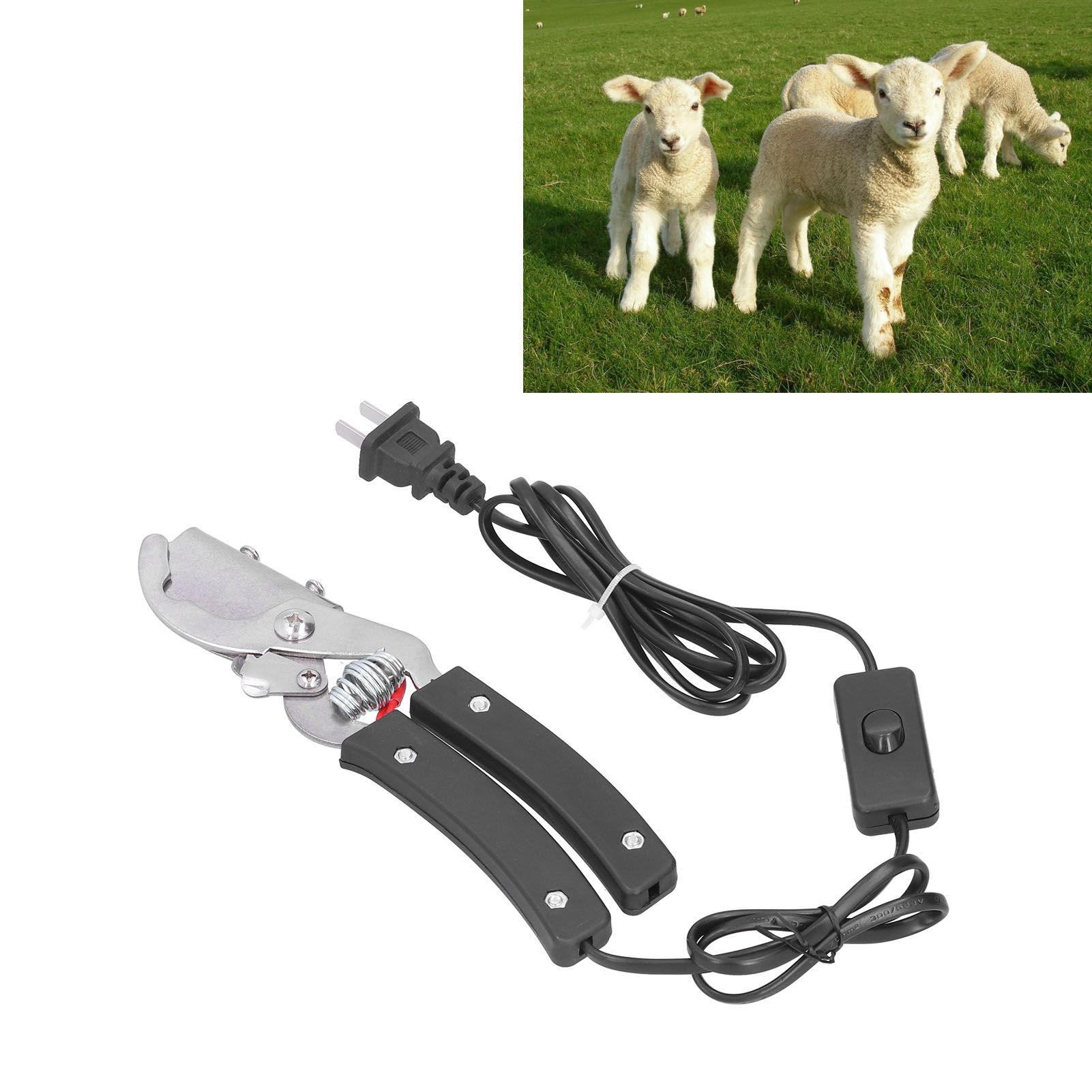 Electric Heating Tail Clamp Cutter Tail Cutting Plier for Piglets Sheep Dog view 12