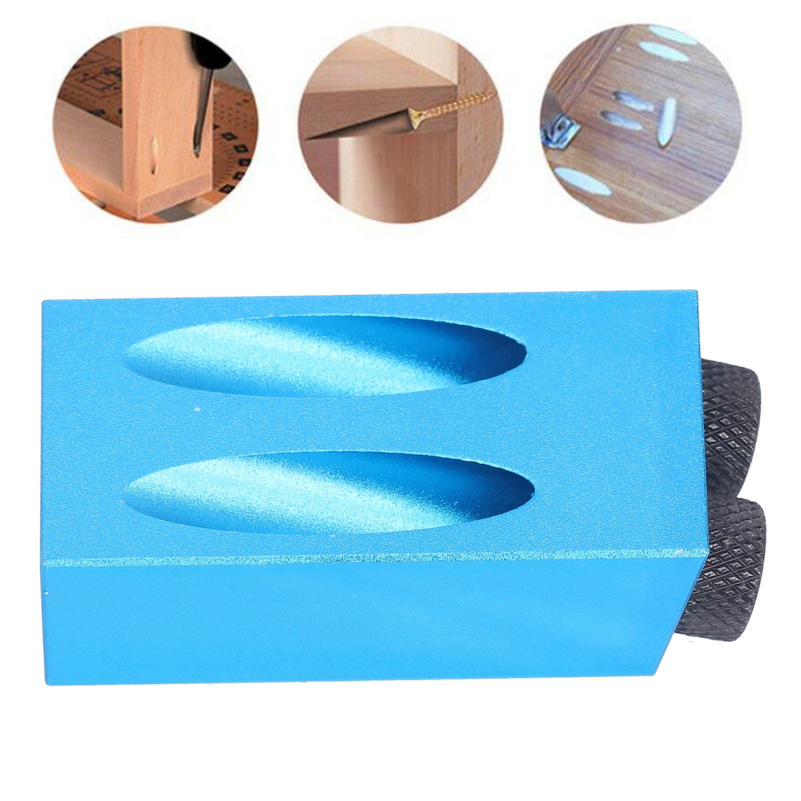 Woodwork Guide Joint 15 Degree Inclined Hole Locator Fixture Oblique Hole view 11