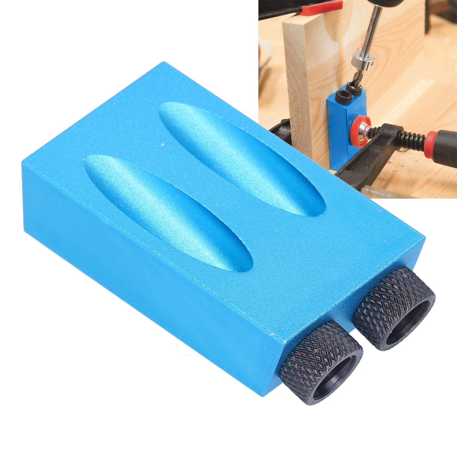 Woodwork Guide Joint 15 Degree Inclined Hole Locator Fixture Oblique Hole view 12