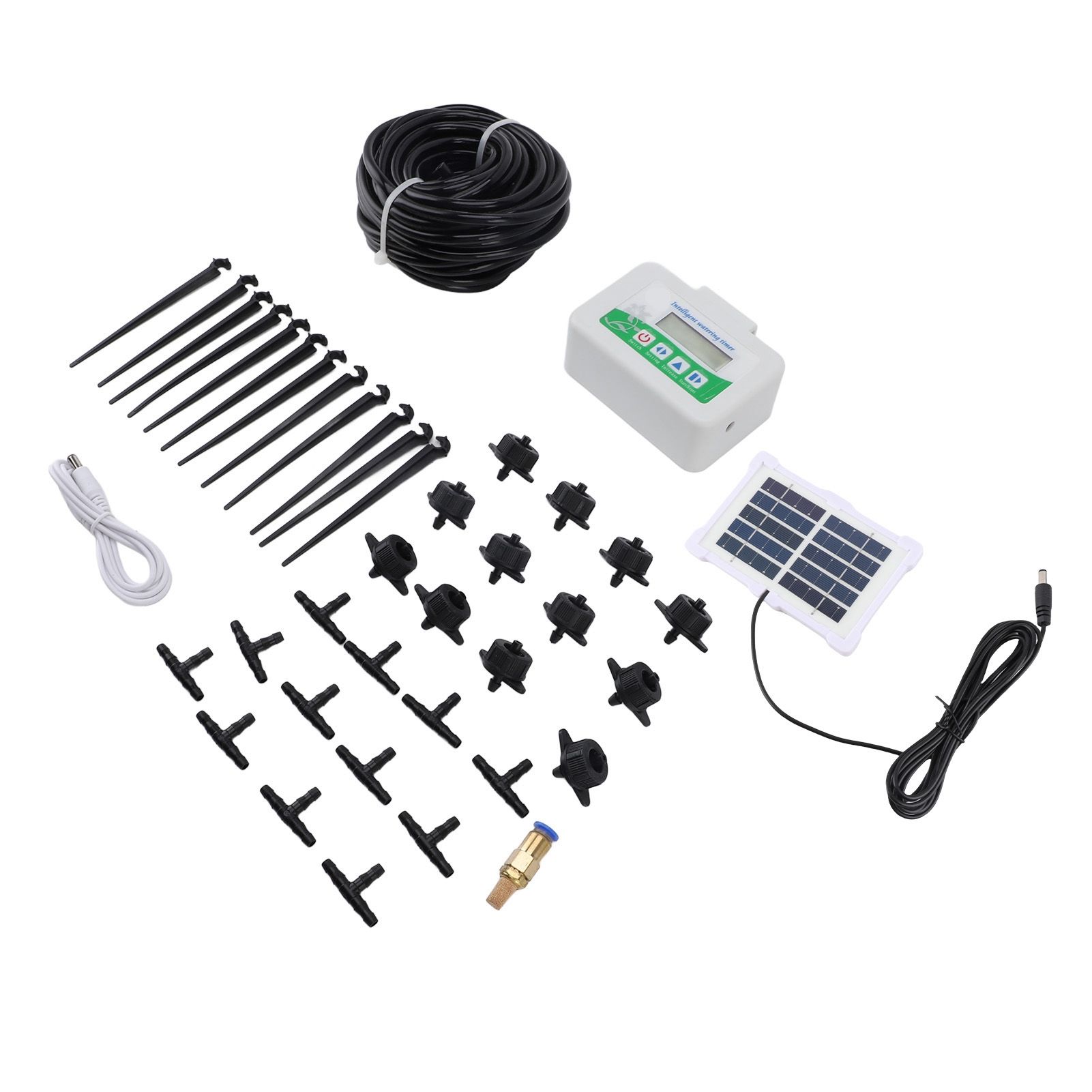 Intelligent Watering Timer Programmable Energy Saving with Solar Panel view 11