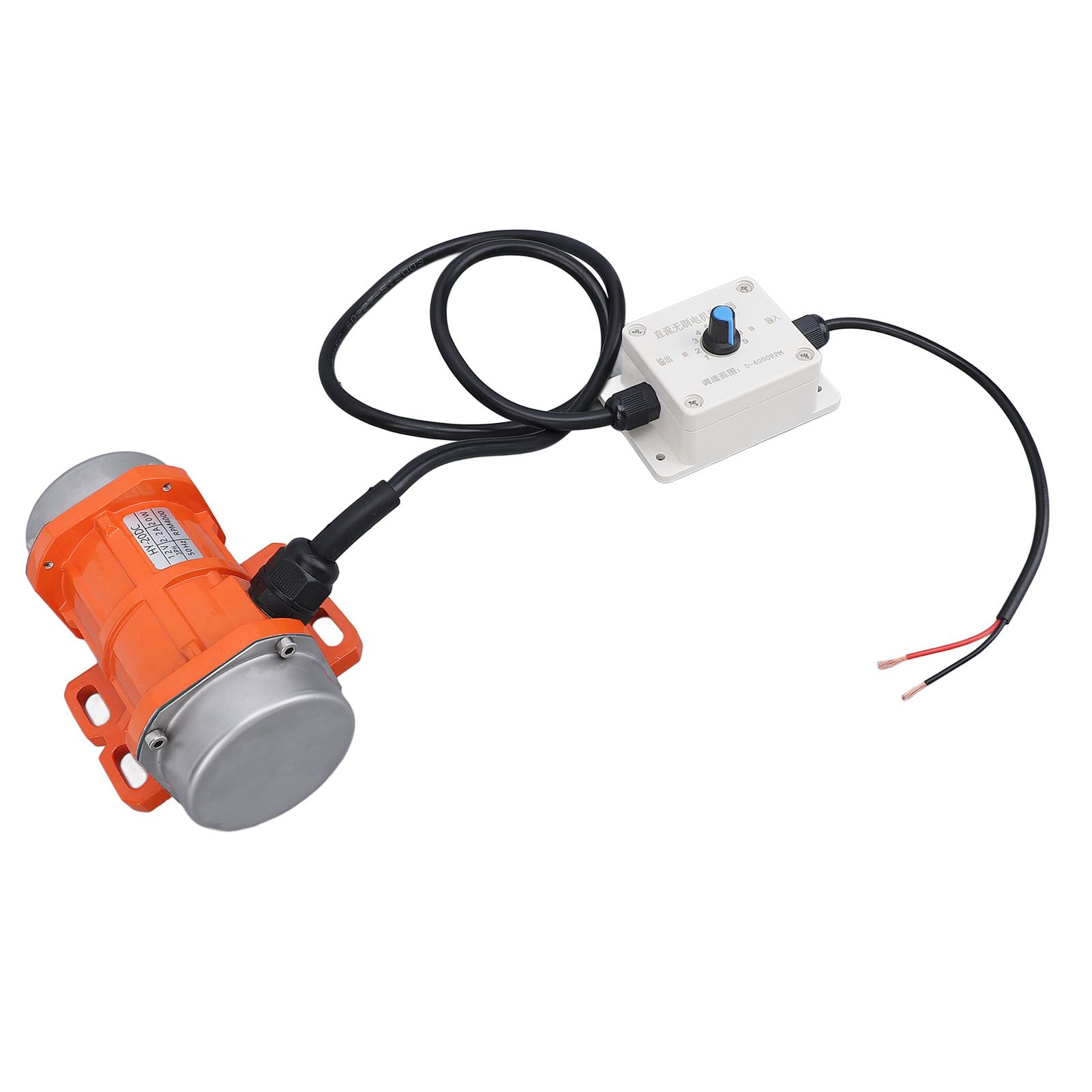 DC 12V Concrete Vibrator Motor 4000RPM Brushless Aluminum Alloy IP65 Electric view 6