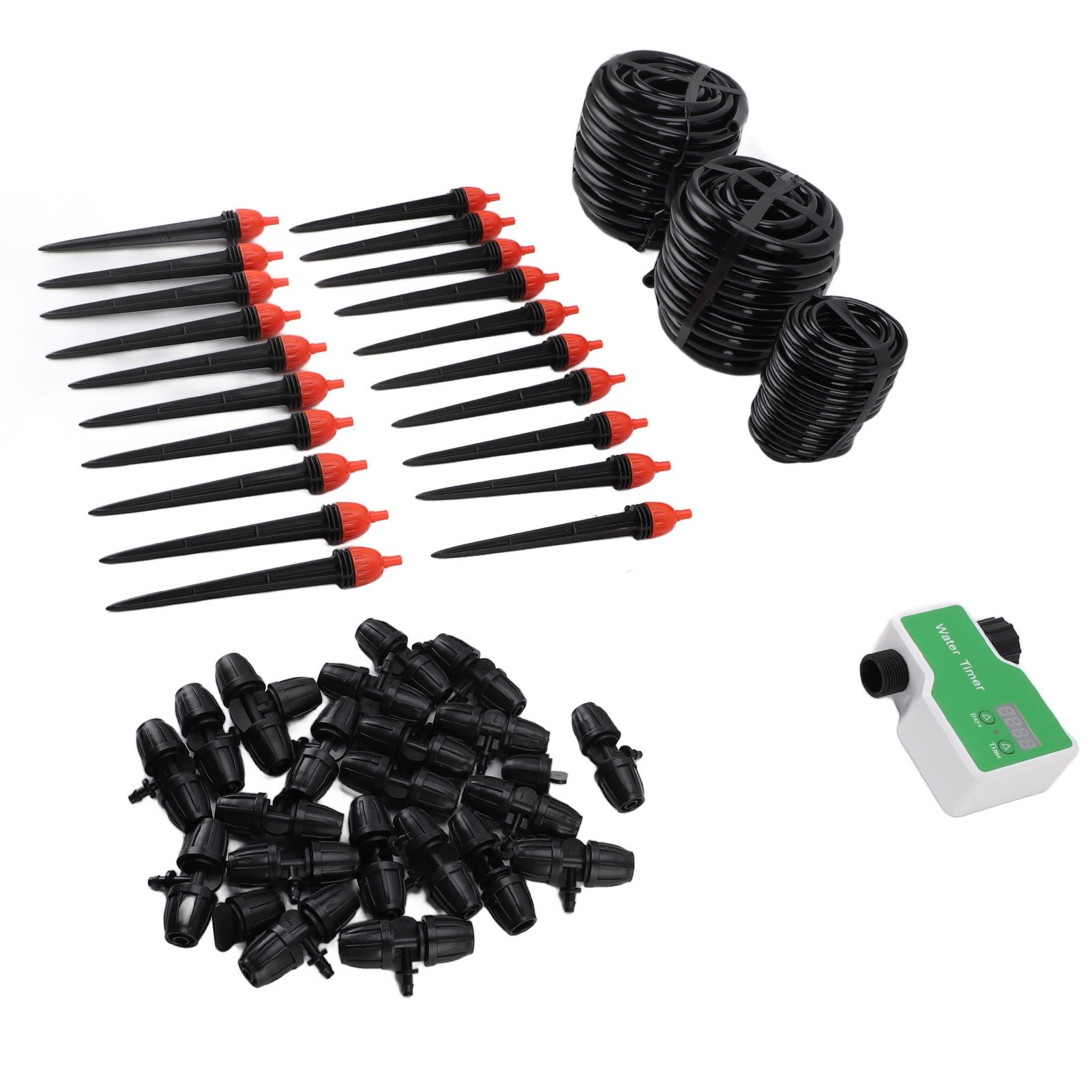 Drip Irrigation System Kit Automatic Watering System with Water Timer for view 9