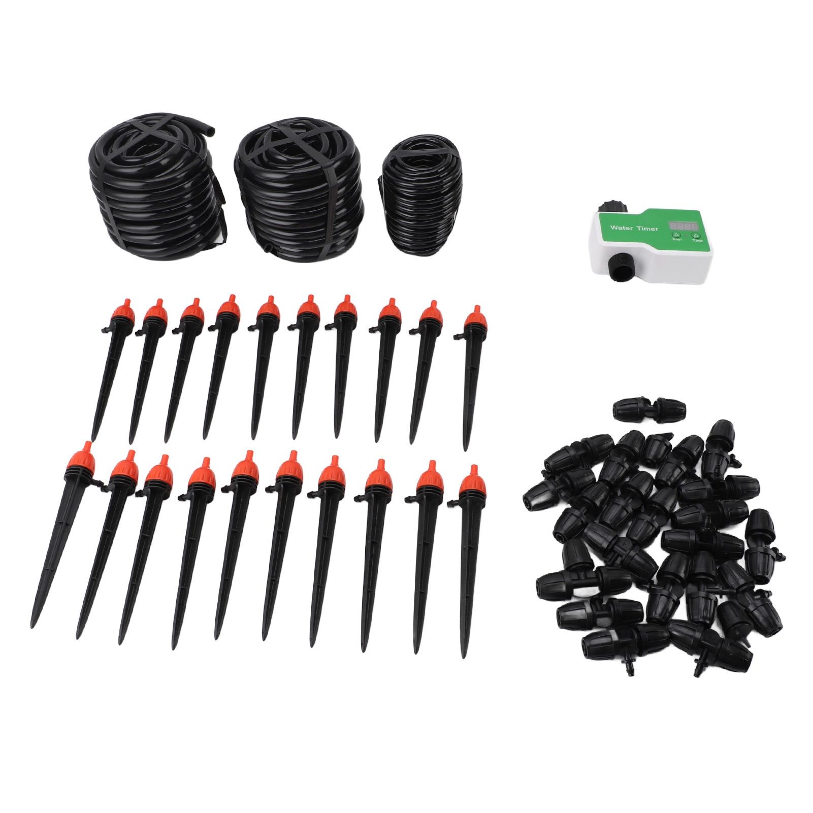 Drip Irrigation System Kit Automatic Watering System with Water Timer for view 12