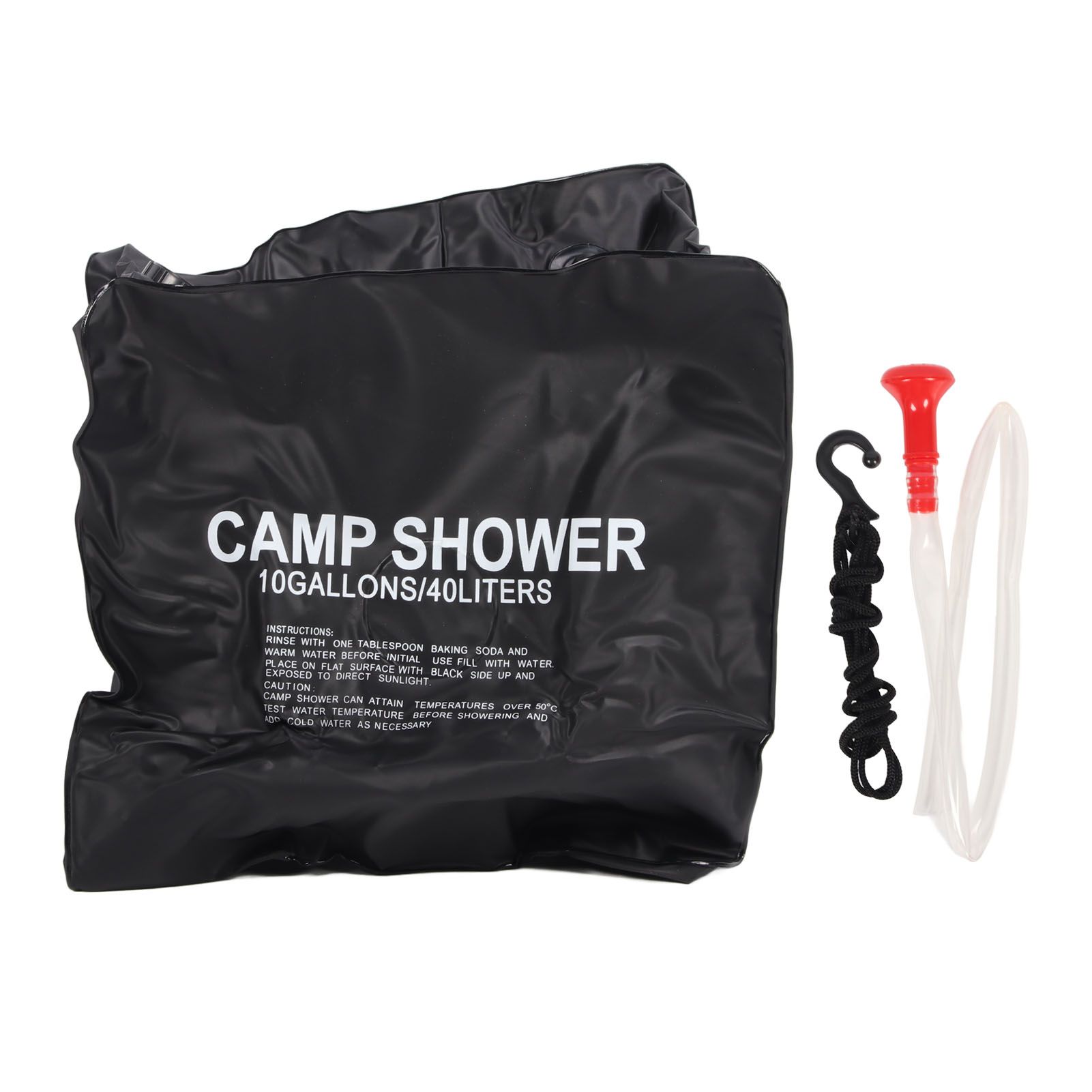 Solar Shower Bag 40L PVC Thickened Portable Camping Shower Bag with Removable view 3