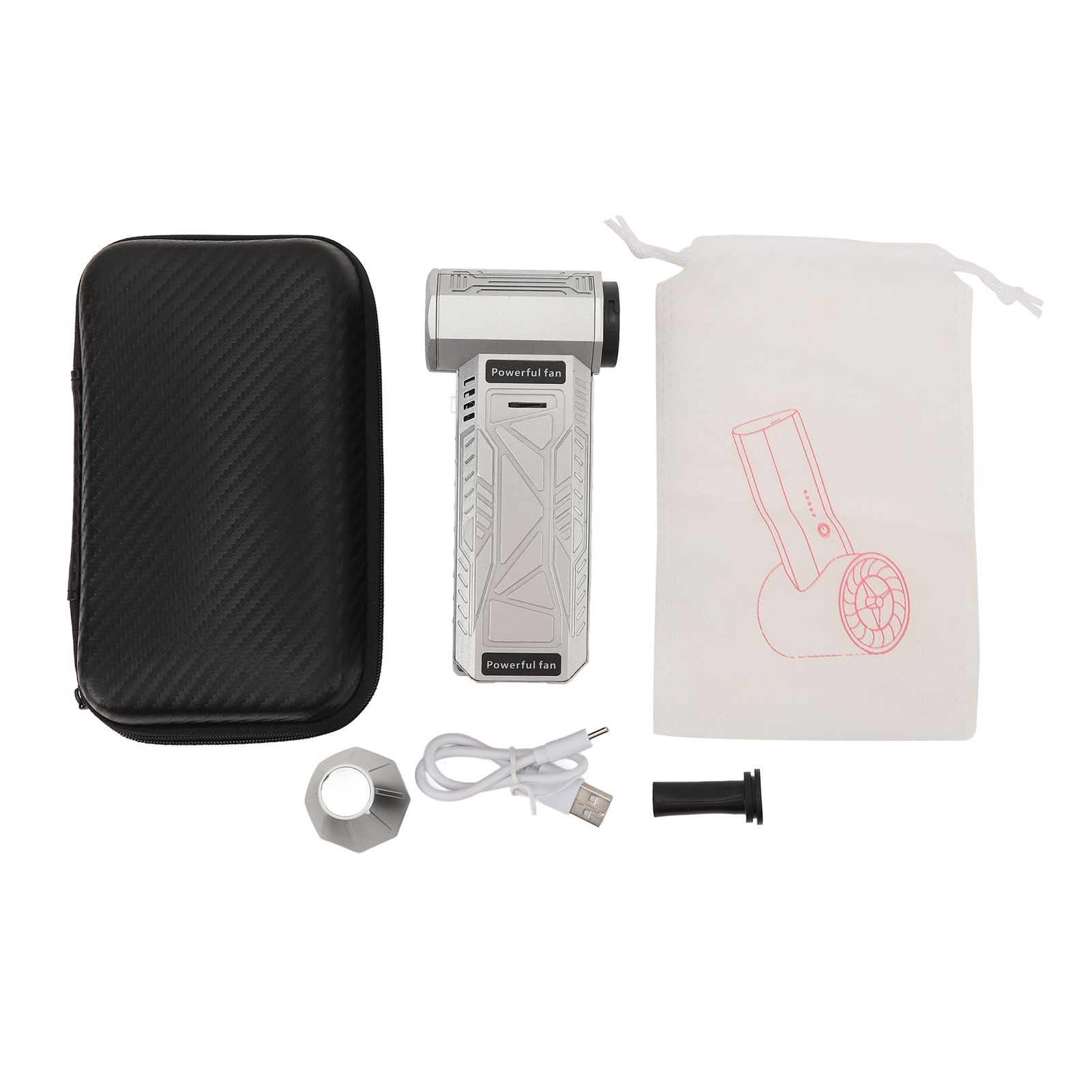 Electric Air Duster 150000RPM High Speed Rechargeable Portable Brushless Motor view 3