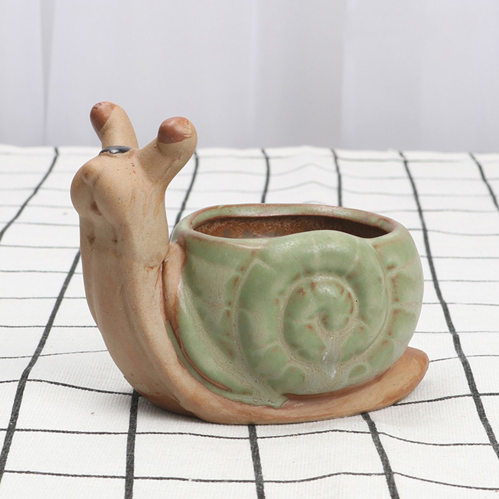 Ceramic Succulent Pot Cartoon Animal Planter Pot for Desk Home Decor view 5