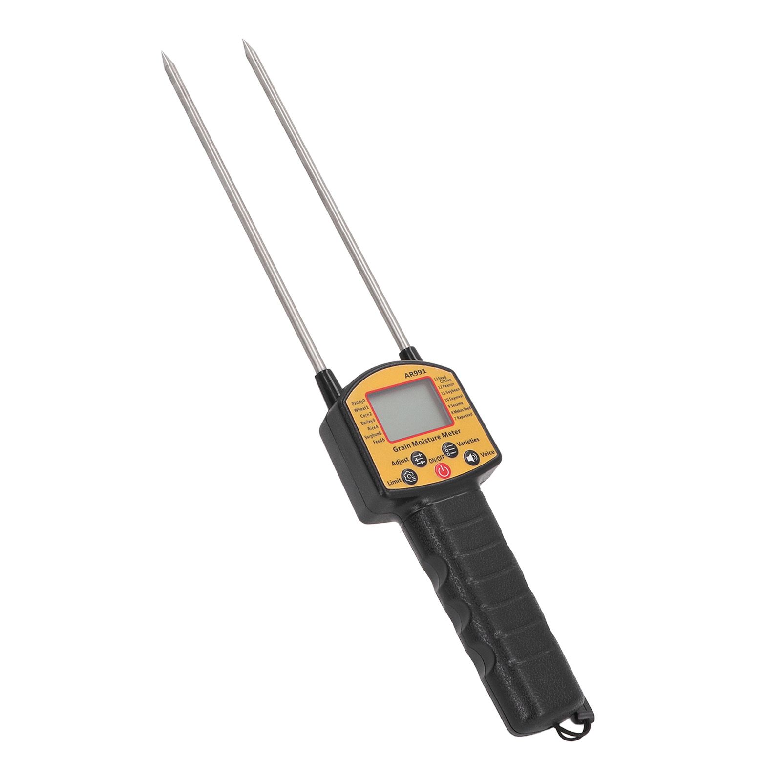 Grain Humidity Meter Digital LCD Display Grain Humidity Tester with Double