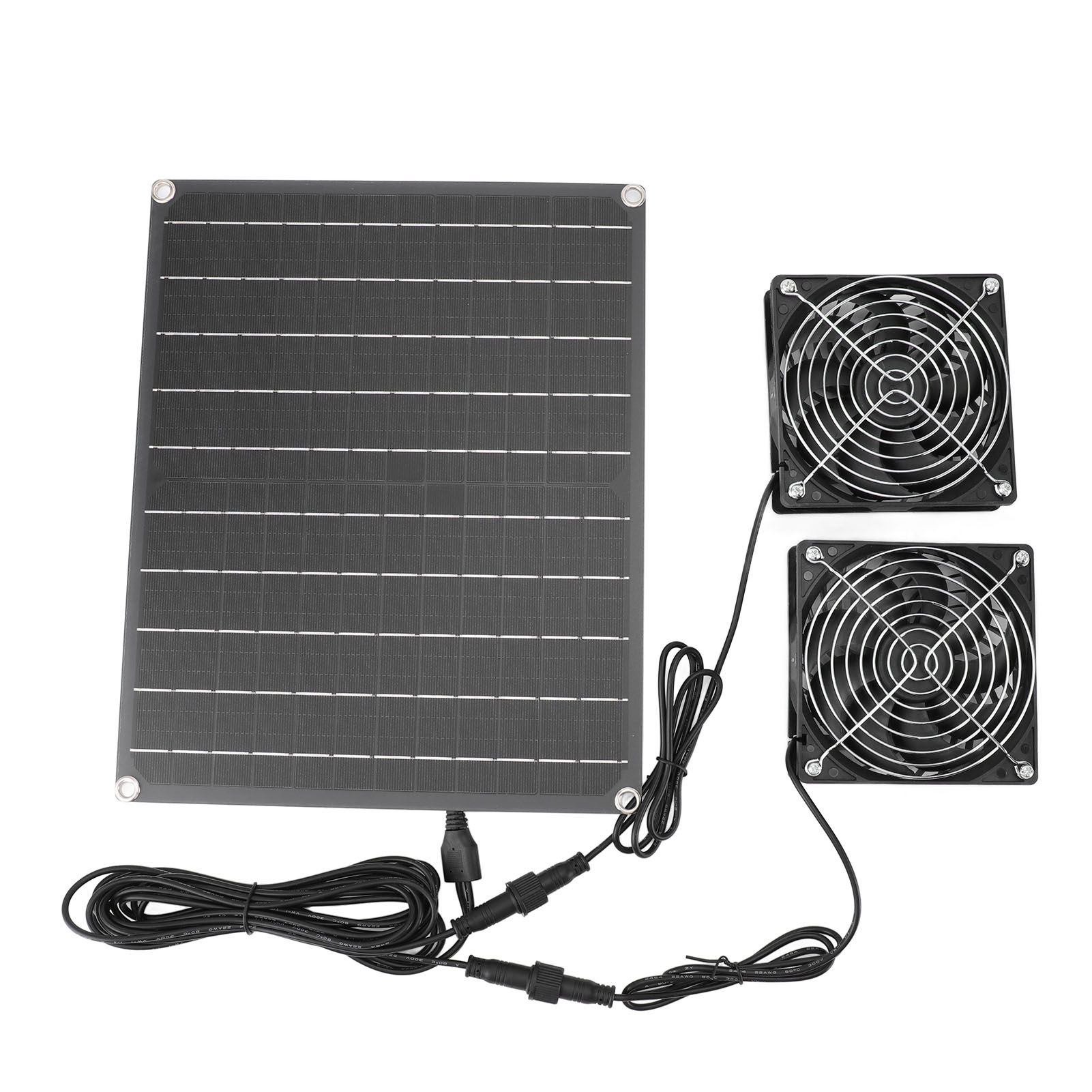 Solar Exhaust Fan IPX7 Waterproof Monocrystalline 15W 12V Solar Panel view 10