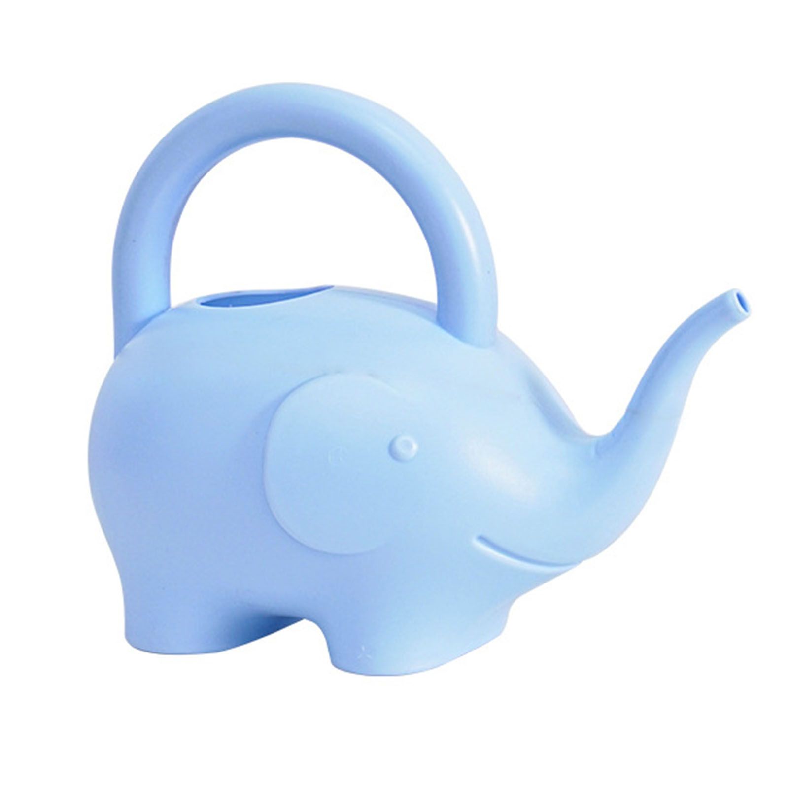 Cartoon Elephant Watering Can Plastic 1L Large Capacity Handheld Cute Animal view 6