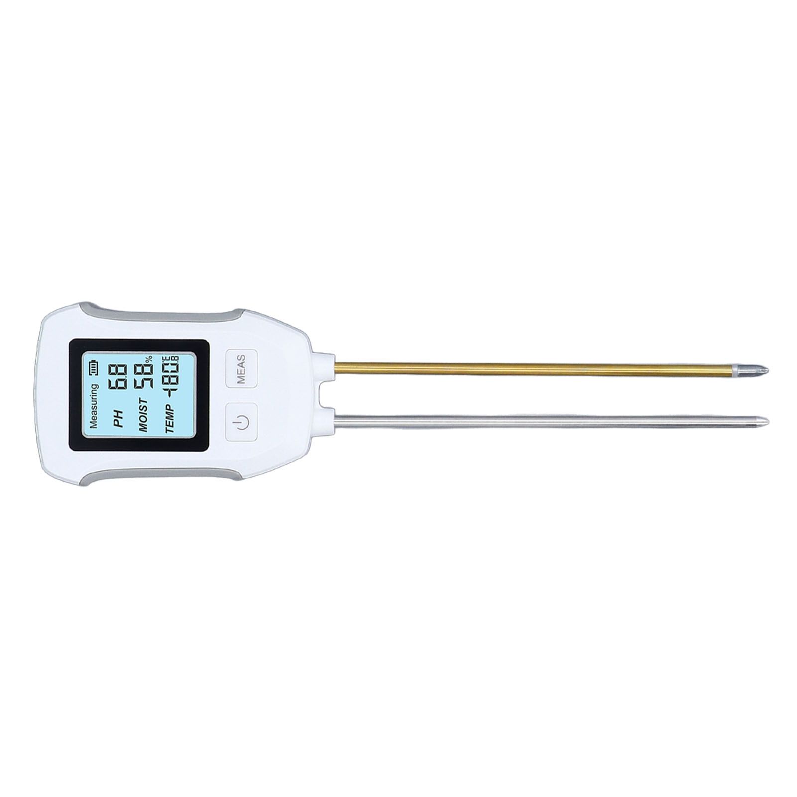 Soil Meter 3 in 1 High Accuracy PH Temperature Moist Dual Probe Soil Tester