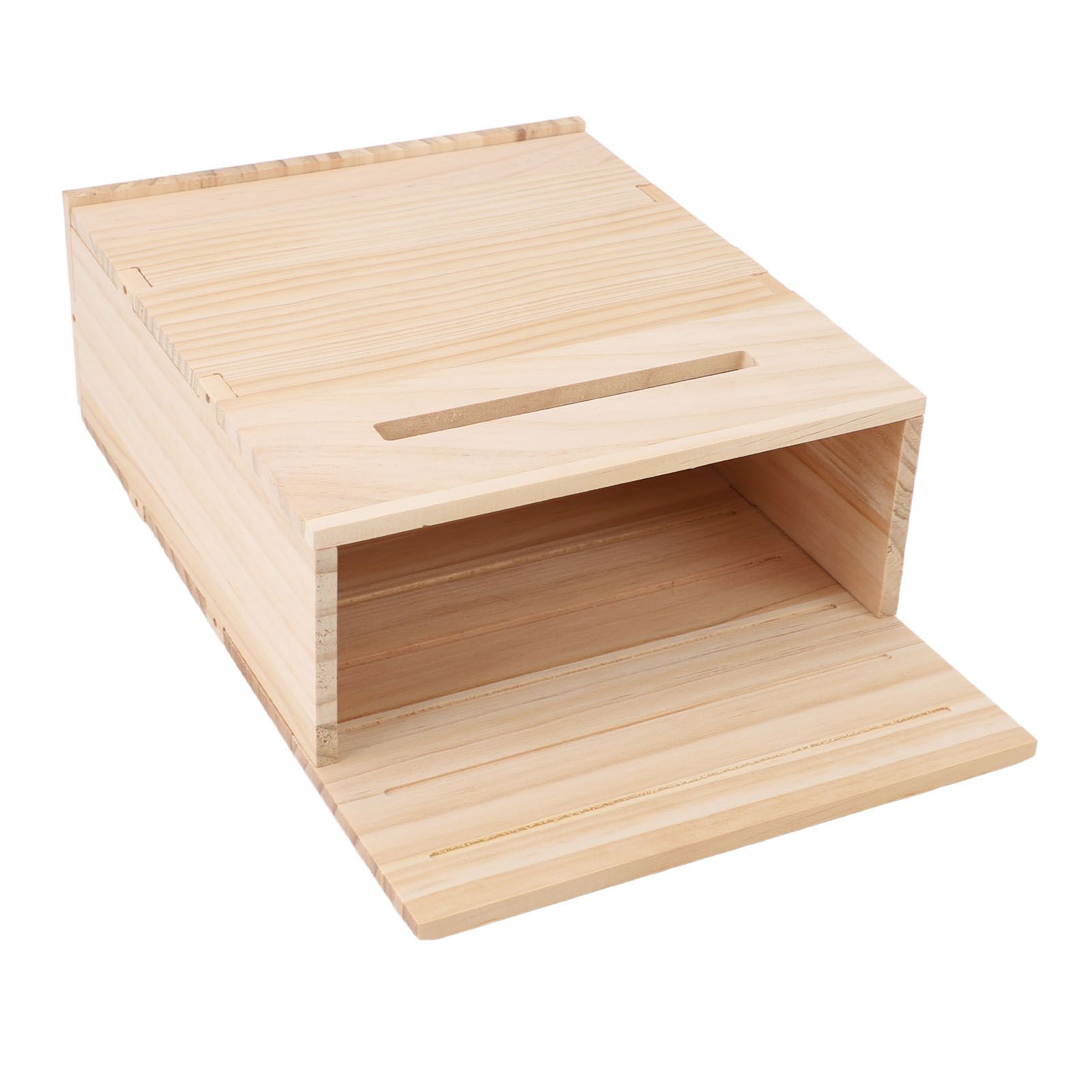 Bat House Weather Resistant Handcrafted Single Chamber Wooden Bat Box for view 8