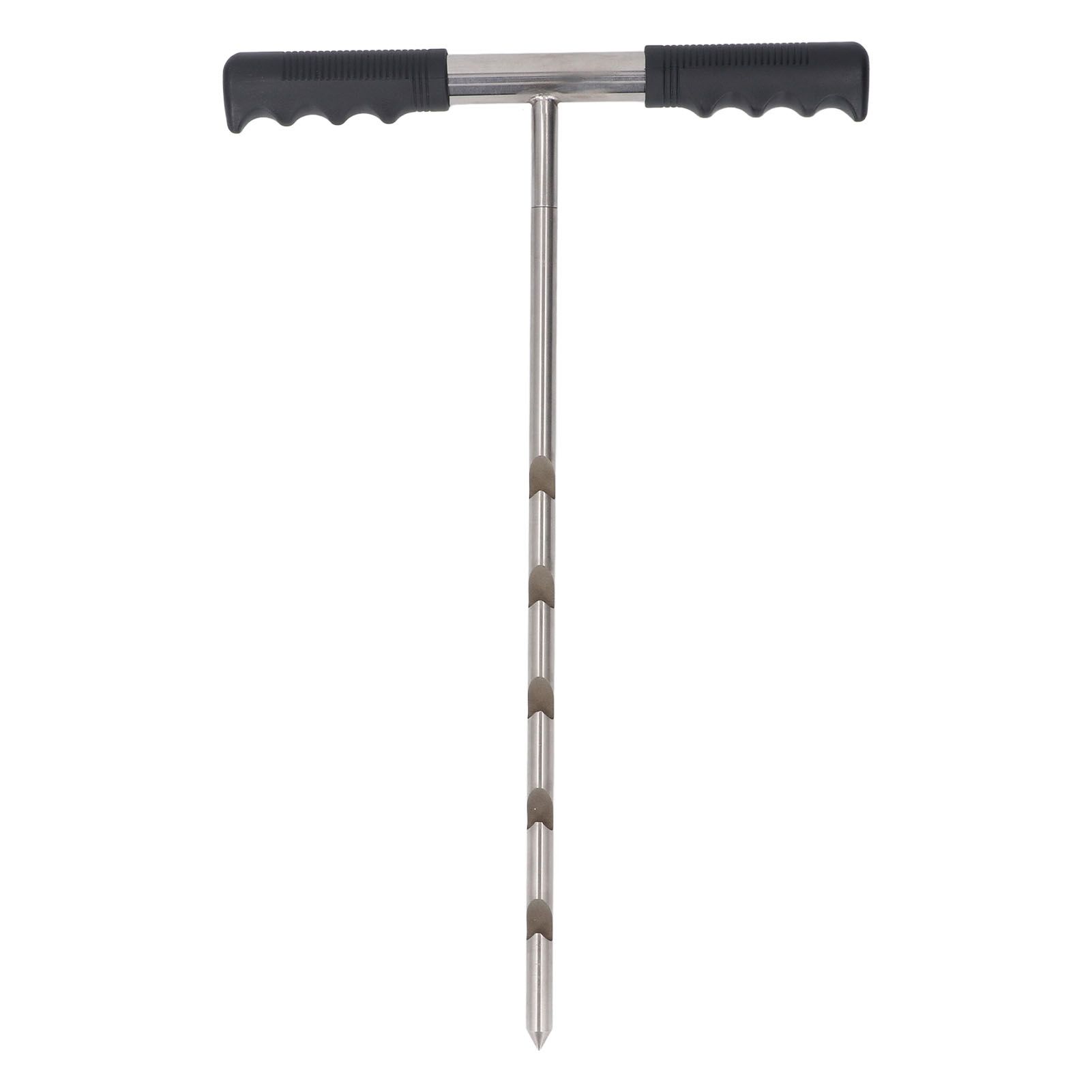 Stainless Steel Soil Sample Probe Combined Probe Rod Adjustable 17‑32‑48 Inch