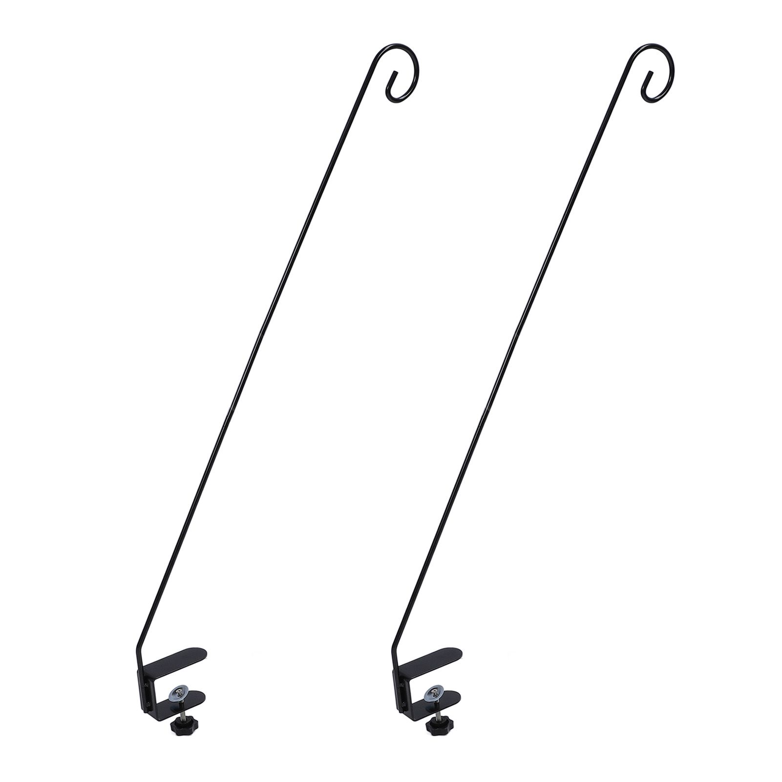 2pcs Extended Fence Deck Hook Rail Hook Heavy Duty Bird Feeder Hook Adjustable view 8