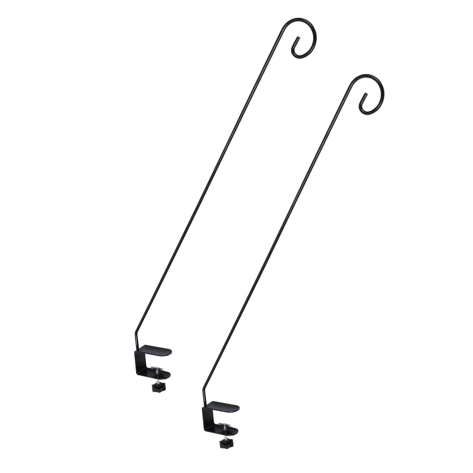 2pcs Extended Fence Deck Hook Rail Hook Heavy Duty Bird Feeder Hook Adjustable view 9