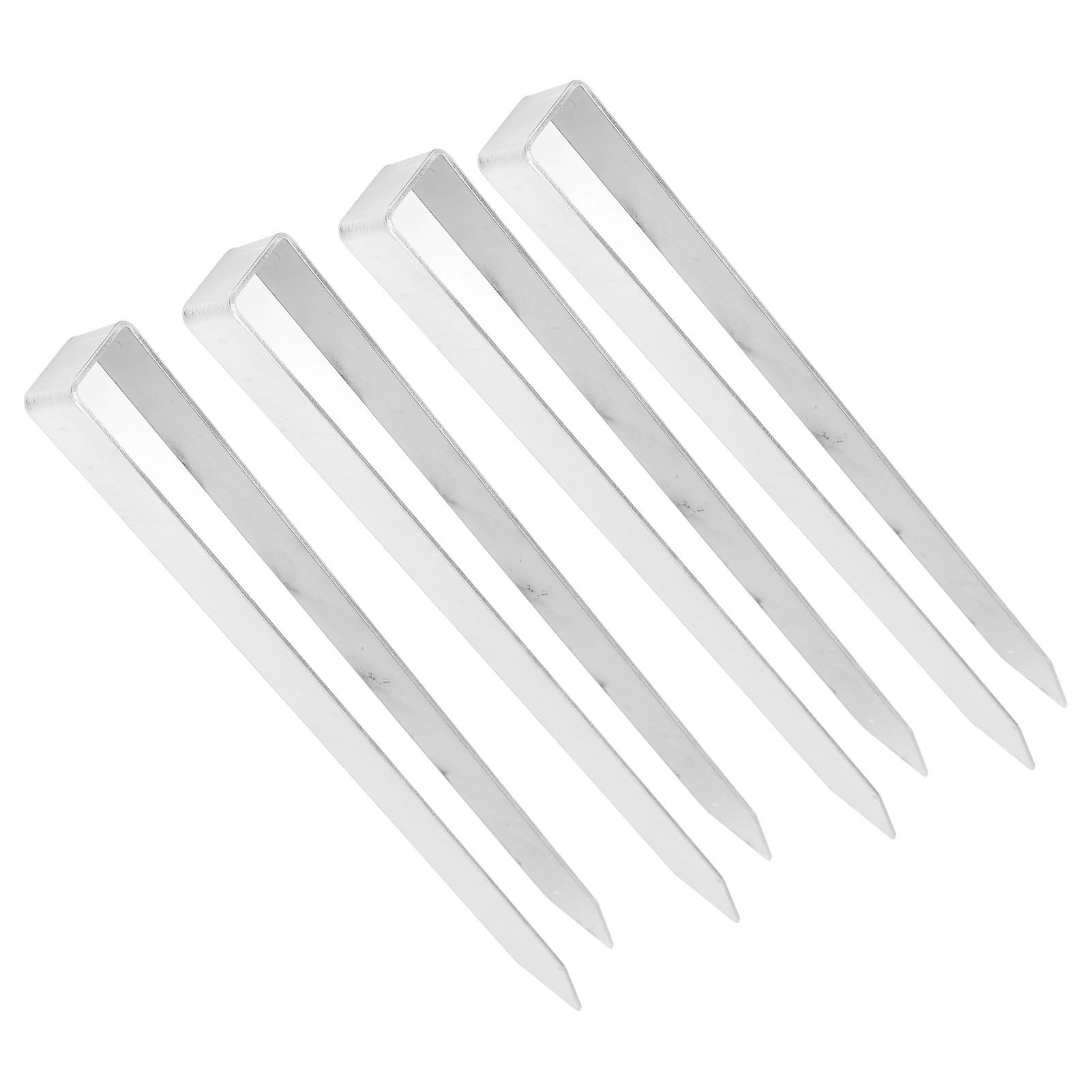 4 Pcs U Shaped Stakes Heavy Duty Stainless Steel Ground Pegs U Shape Rose Arch view 6