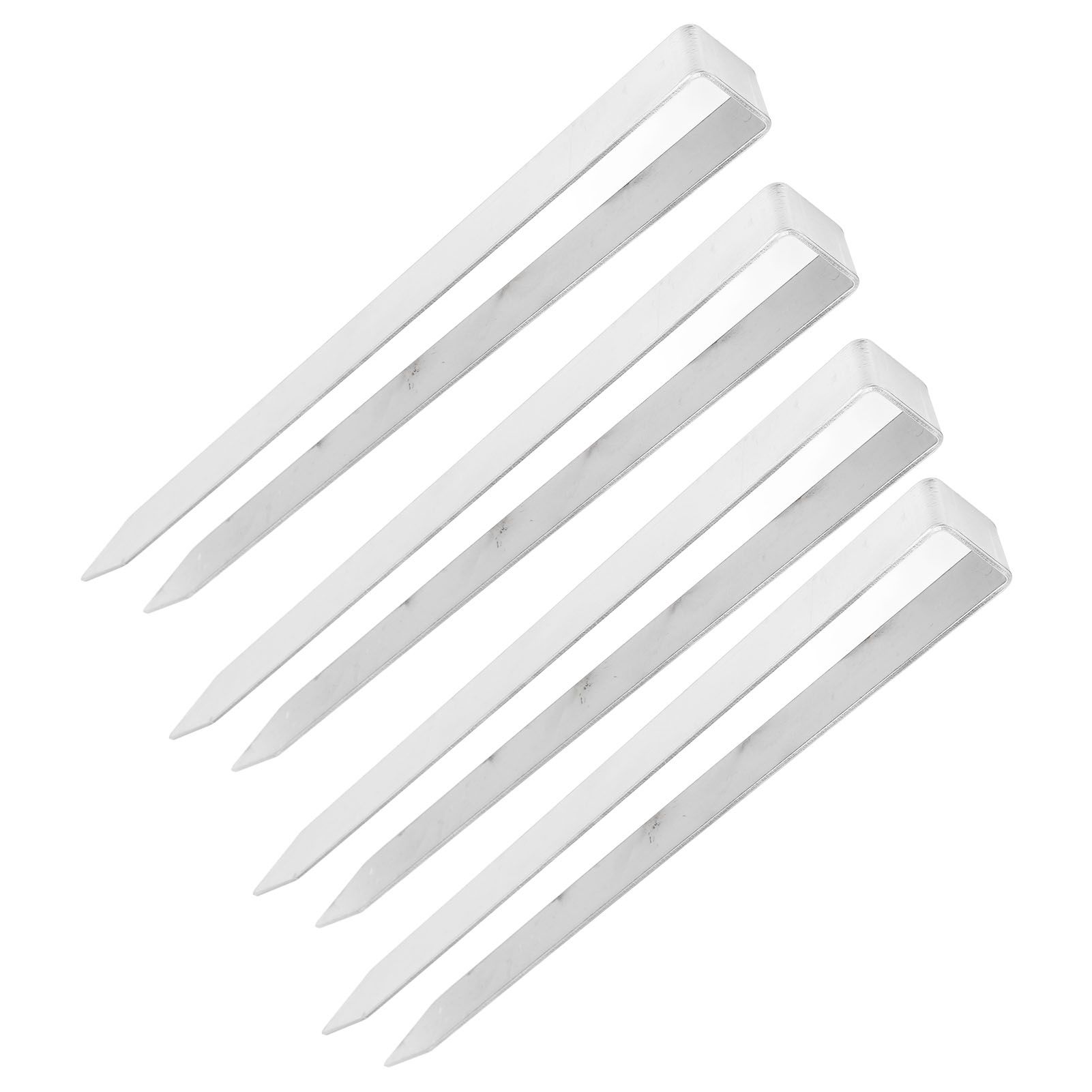 4 Pcs U Shaped Stakes Heavy Duty Stainless Steel Ground Pegs U Shape Rose Arch view 9