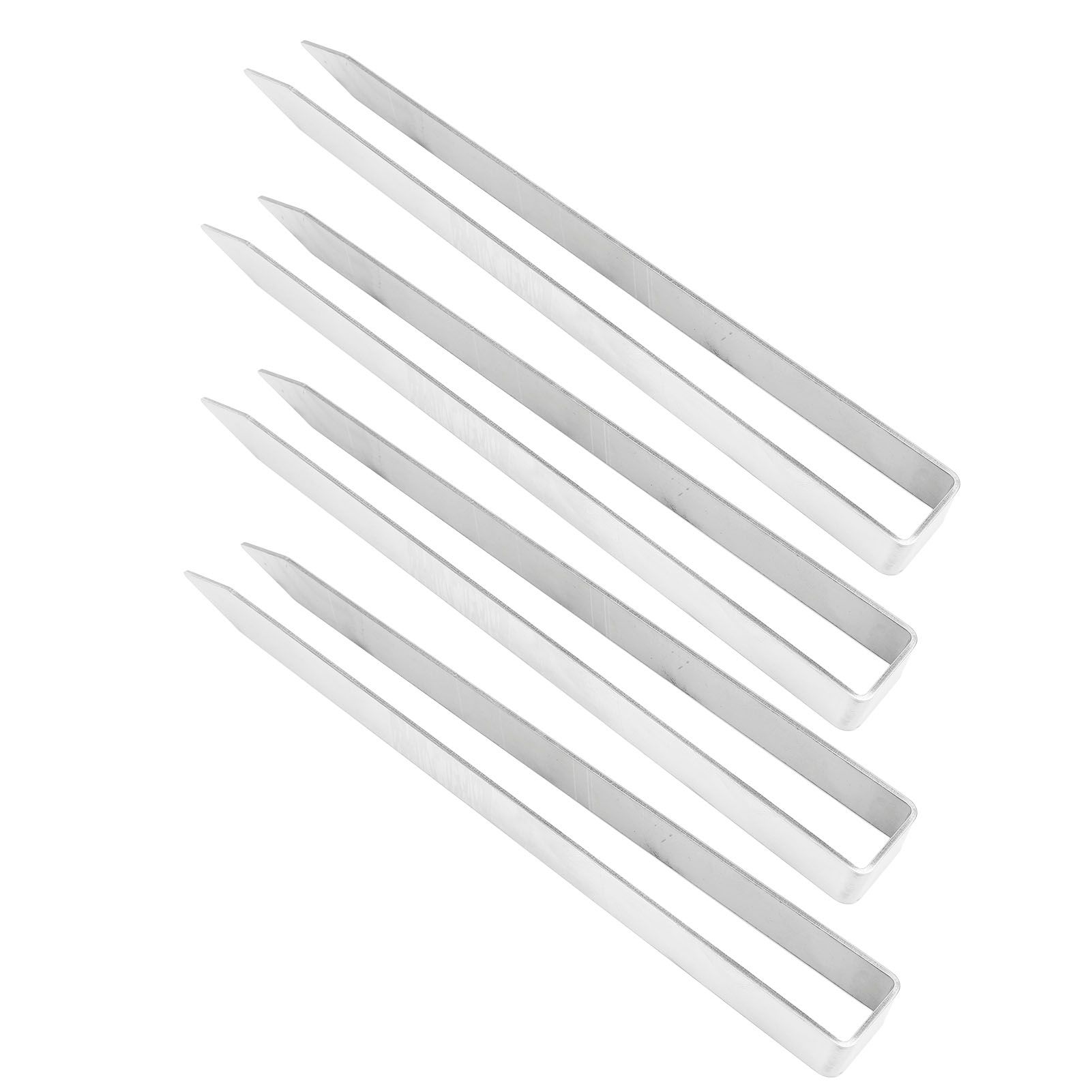 4 Pcs U Shaped Stakes Heavy Duty Stainless Steel Ground Pegs U Shape Rose Arch view 12