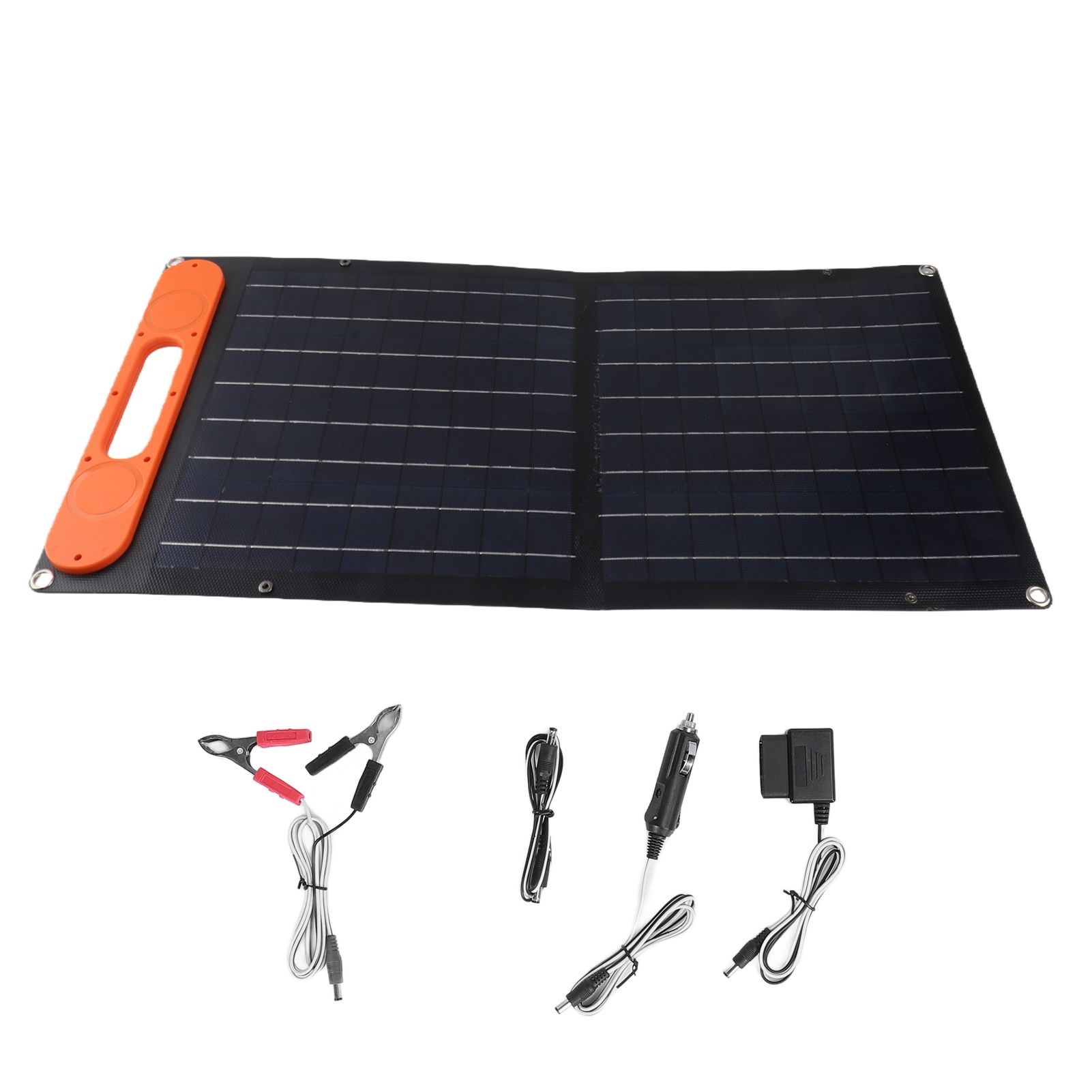 60W Solar Panel Charger ETFE Dual Side 12V PD Fast Charging Magnetic view 3