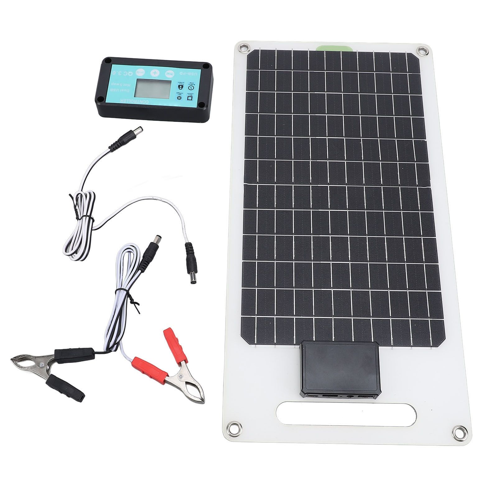 100A 12V 24V Solar Charge Controller 50W Monocrystalline Silicon Solar Panel view 4