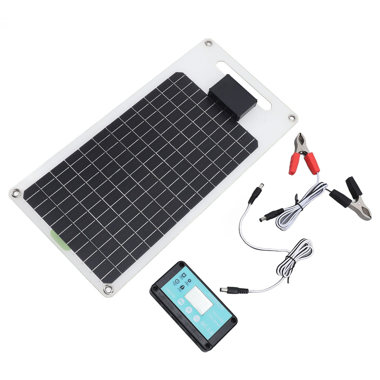 100A 12V 24V Solar Charge Controller 50W Monocrystalline Silicon Solar Panel view 9