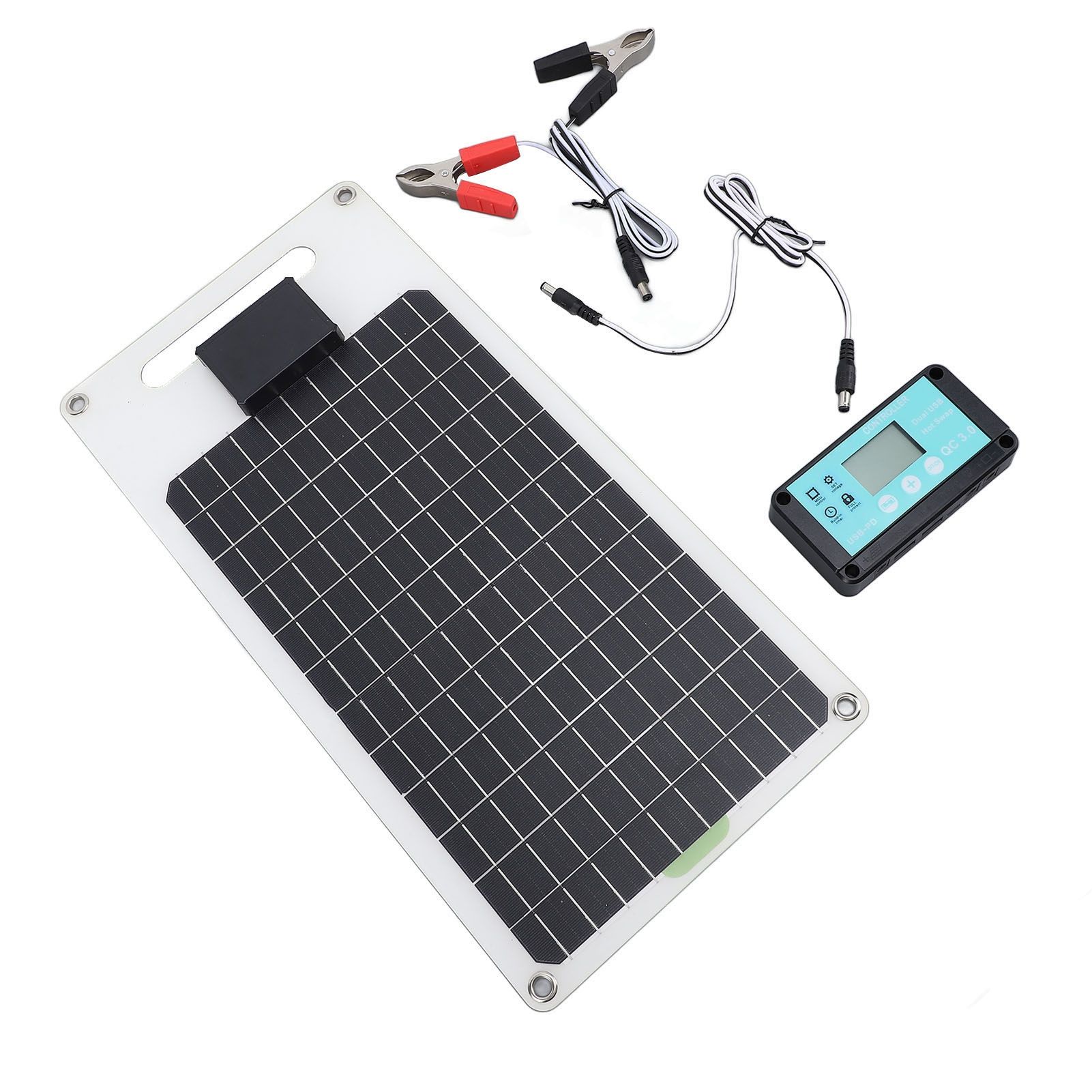 100A 12V 24V Solar Charge Controller 50W Monocrystalline Silicon Solar Panel view 11