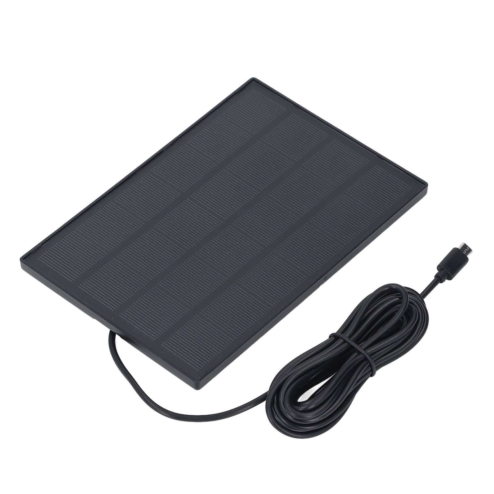 5W 5V Solar Panel for Security Camera IP66 Water Proof Outdoor Wireless Camera view 6