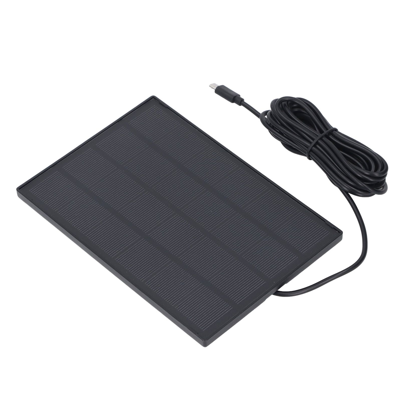 5W 5V Solar Panel for Security Camera IP66 Water Proof Outdoor Wireless Camera view 8