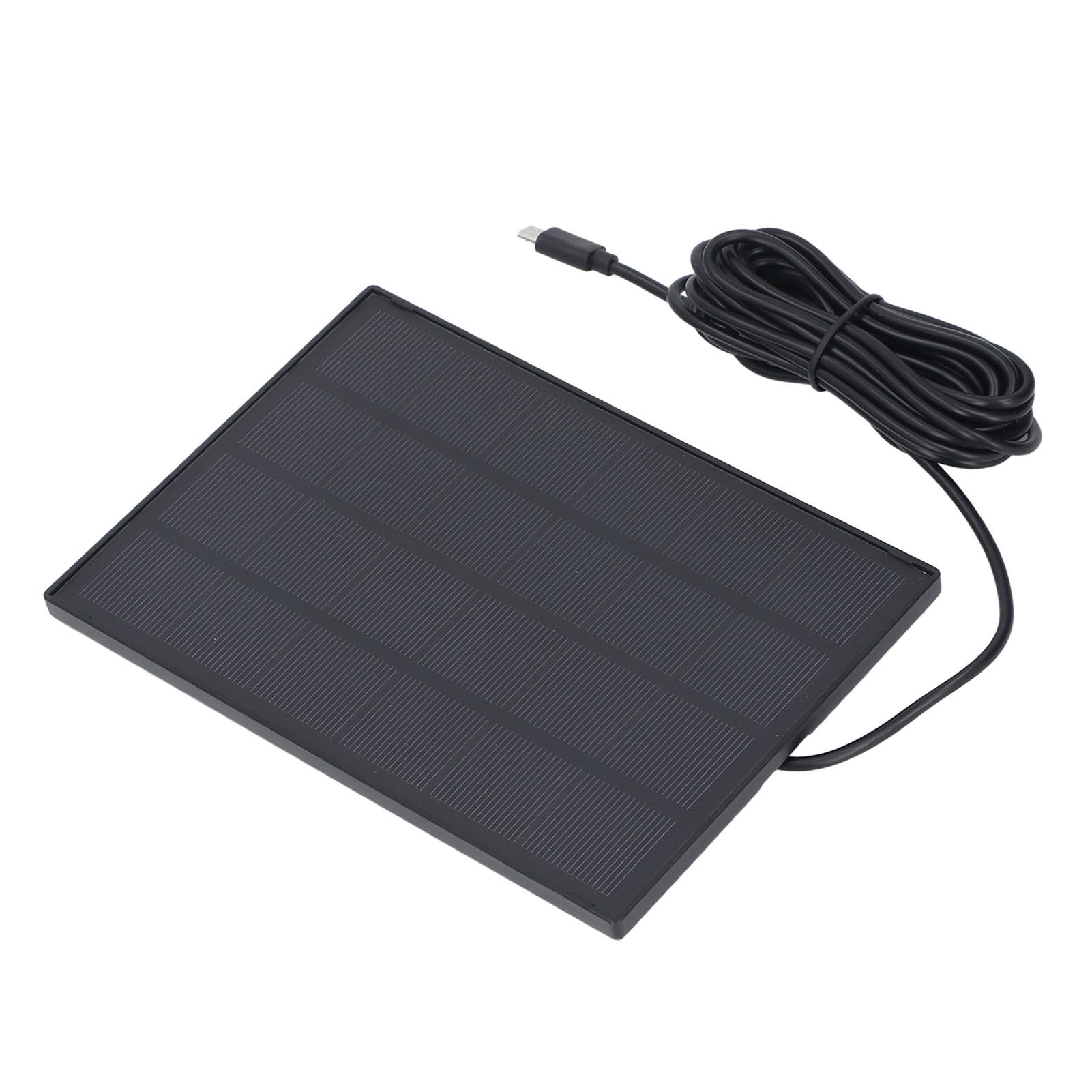 5W 5V Solar Panel for Security Camera IP66 Water Proof Outdoor Wireless Camera view 12