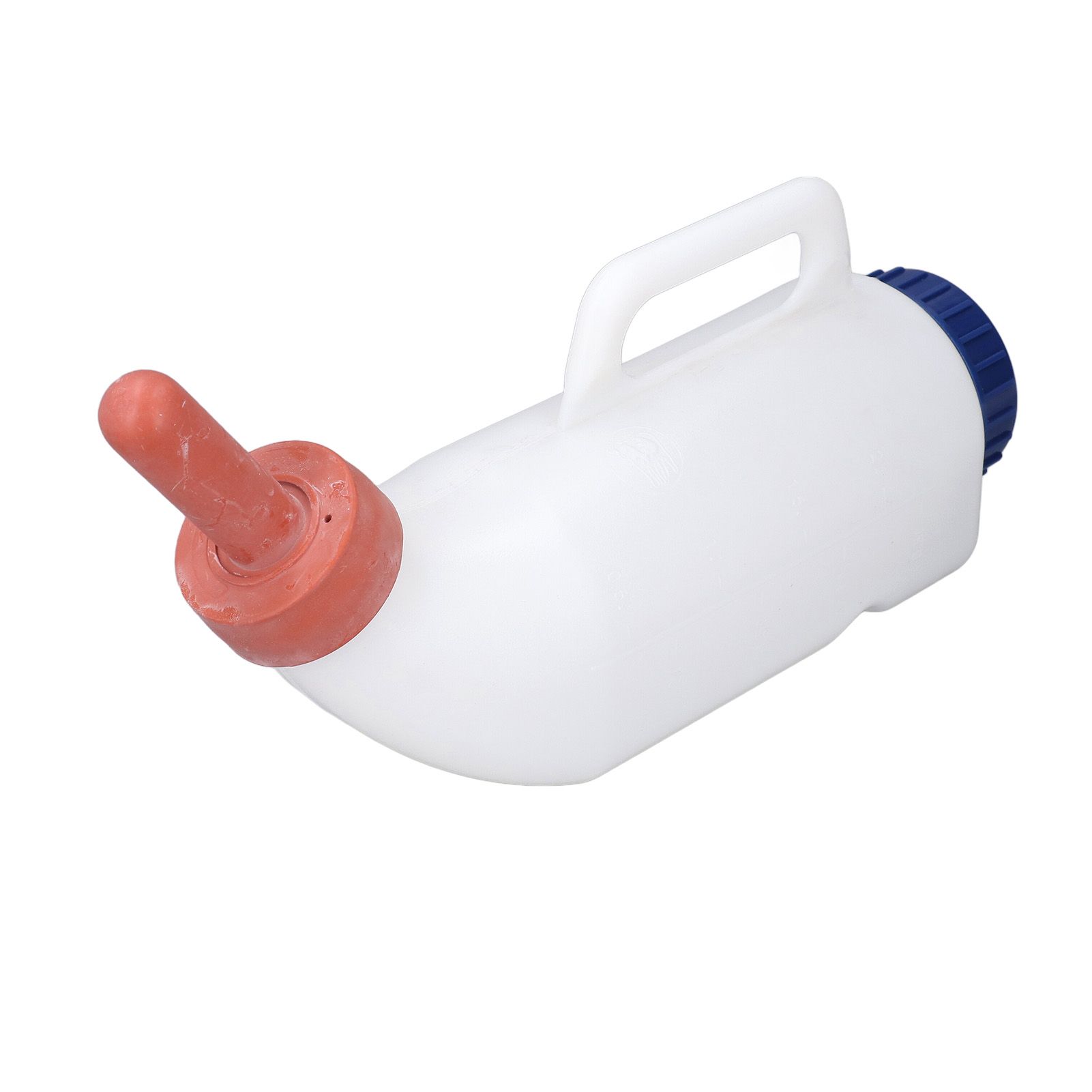 Calf Nursing Feeding Bottle Silicone Nipple PE 2L Spill Proof Calf Milk Feeder view 3