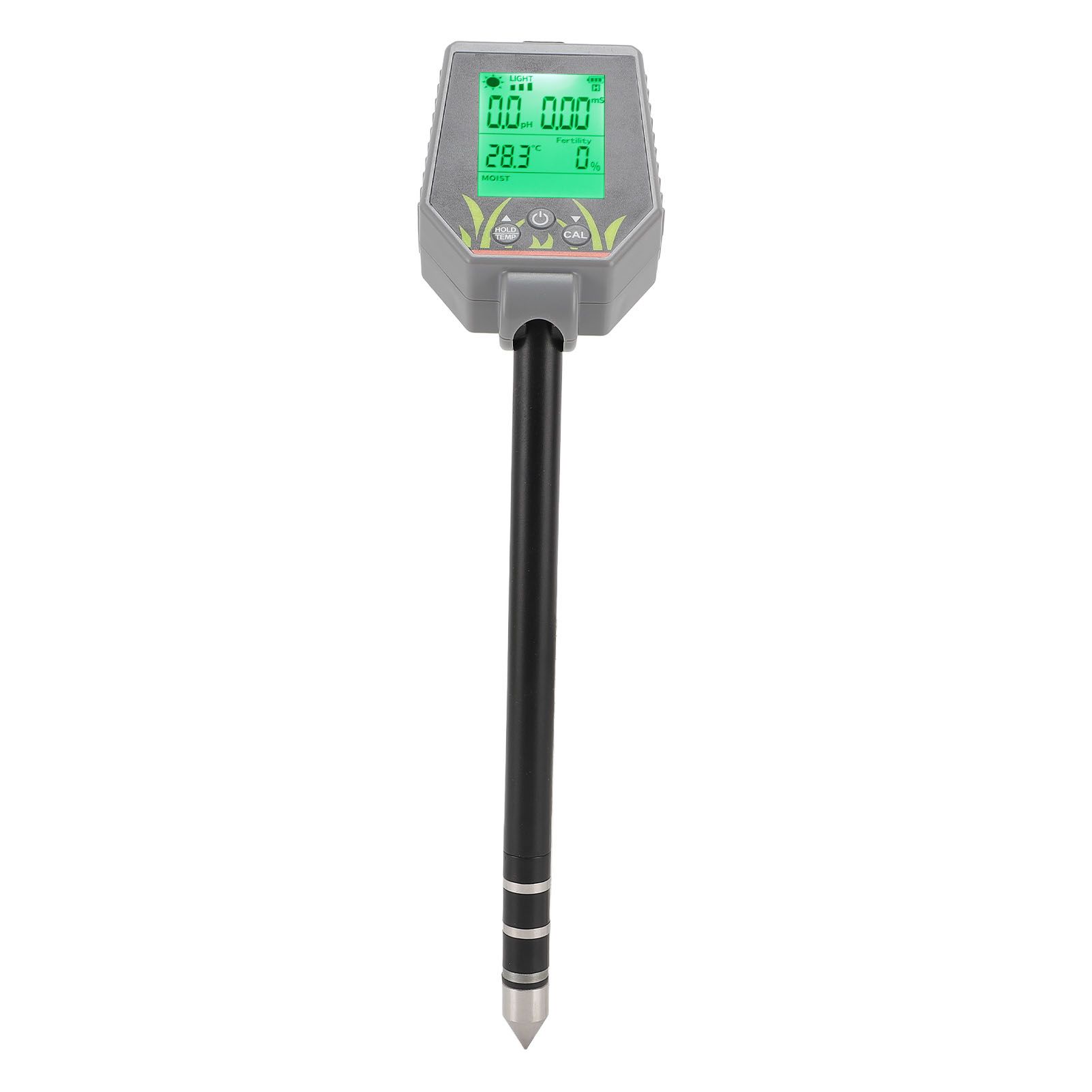 6 in 1 Soil PH Meter Kit PH EC Light Fertility Humidity Temperature Soil view 8
