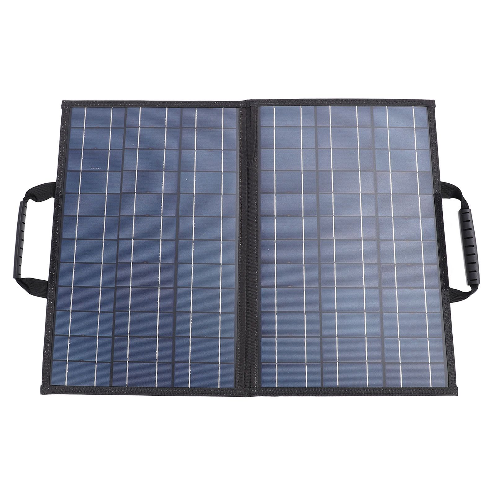 Solar Panel Kit with Angle Adjust Meter Polycrystalline Silicon 80W Foldable 2