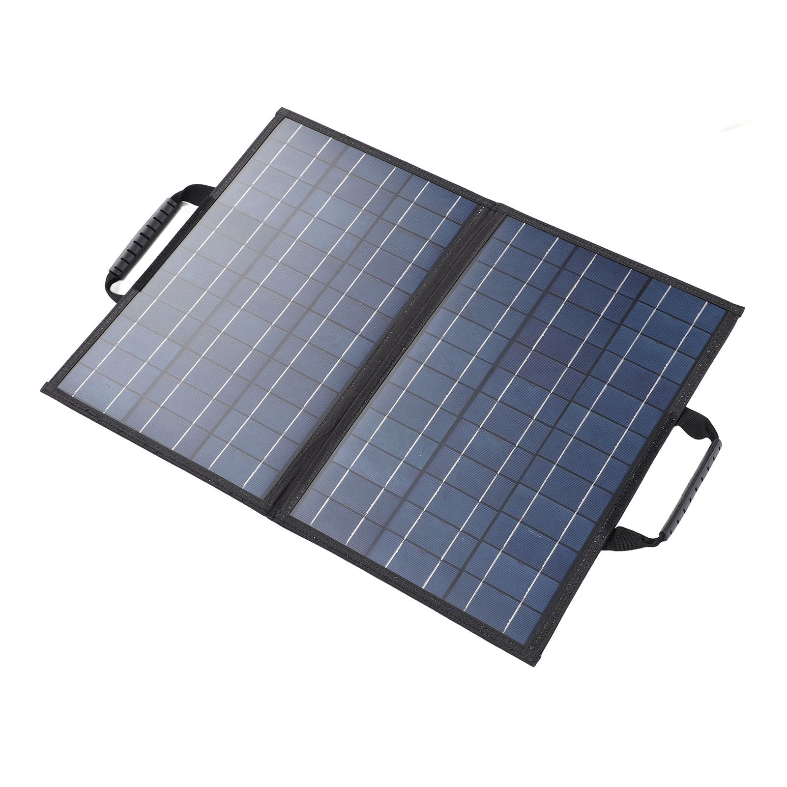 Solar Panel Kit with Angle Adjust Meter Polycrystalline Silicon 80W Foldable 2 view 8