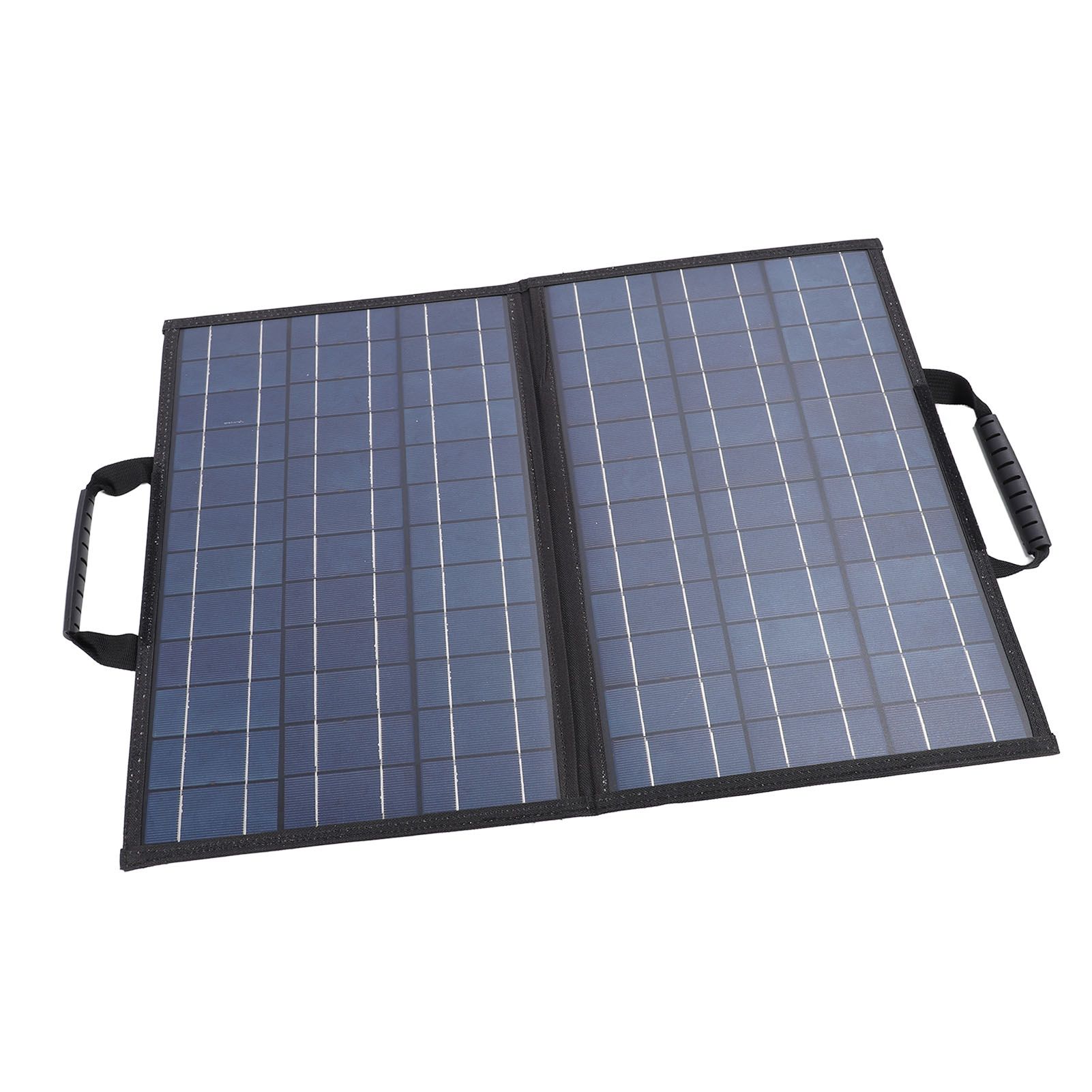 Solar Panel Kit with Angle Adjust Meter Polycrystalline Silicon 80W Foldable 2 view 10