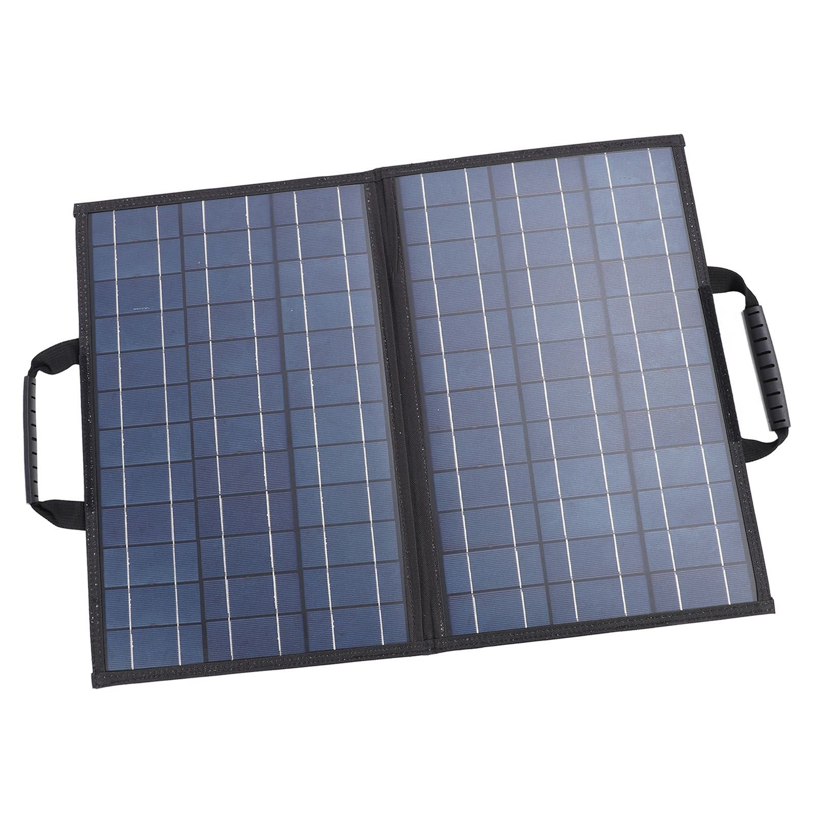 Solar Panel Kit with Angle Adjust Meter Polycrystalline Silicon 80W Foldable 2 view 11