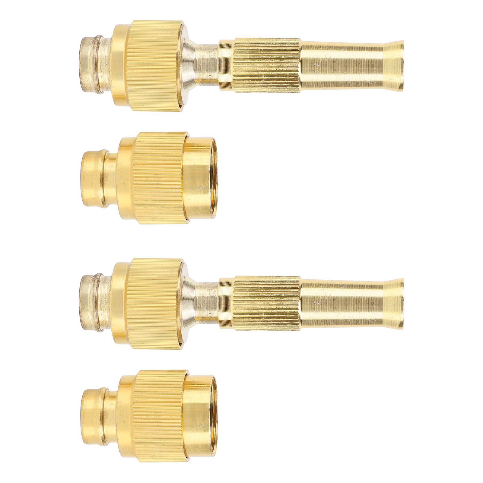 2 Set Garden Water Hose Nozzle Sprayer 7 GPM 80 PSI G1/2 Thread Inlet view 6