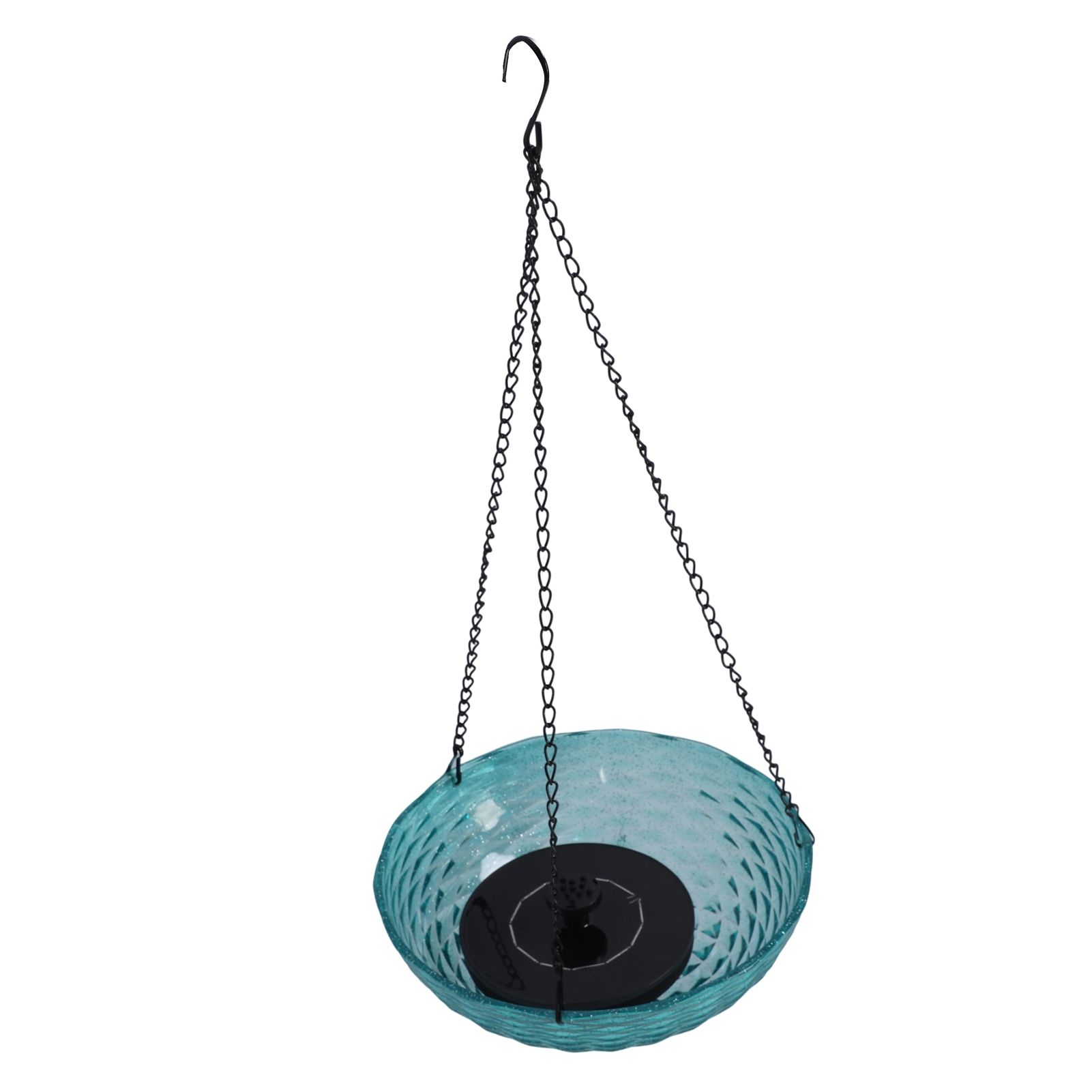 Hanging Solar Bird Bath Fountain Set 9.3in Diameter Bird Bath Bowl with Solar view 11