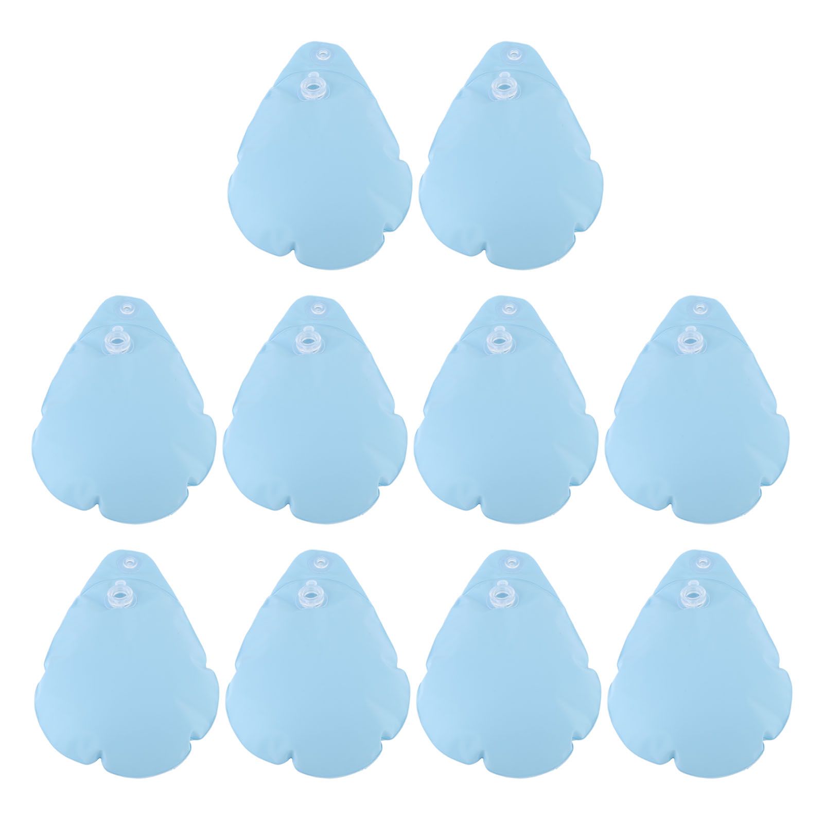 10PCS Pool Cover Weights PVC Winter Pool Tarp Hanging Water Bag for Above view 3