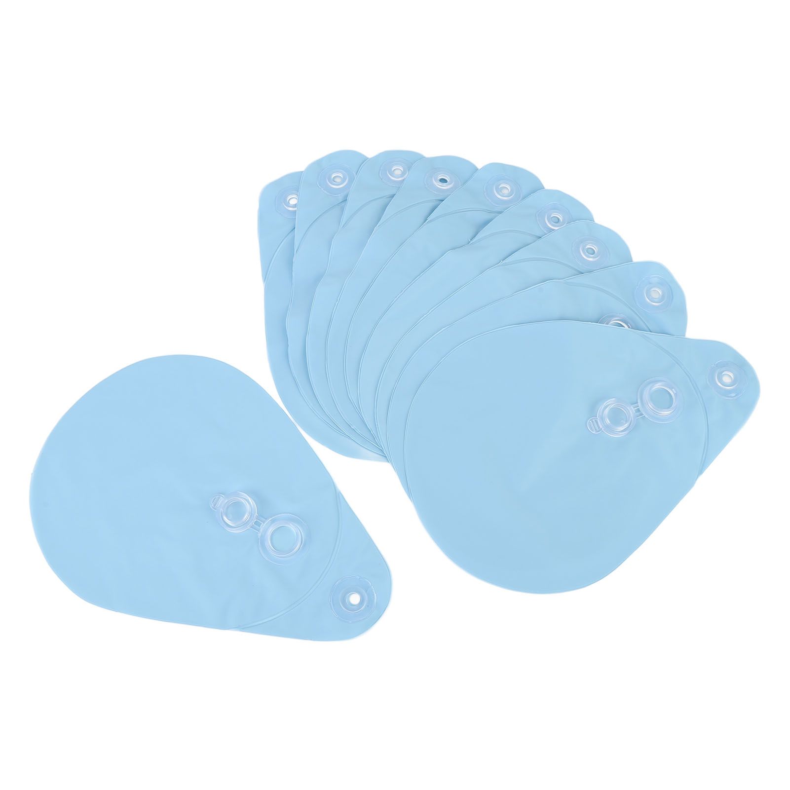 10PCS Pool Cover Weights PVC Winter Pool Tarp Hanging Water Bag for Above view 4