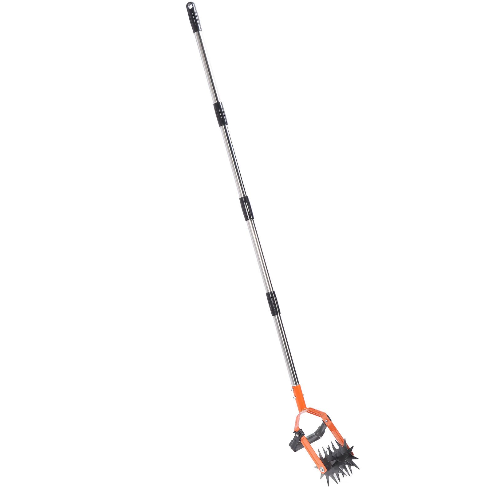 Garden Cultivator Tool Stainless Steel Lawn Reseeding Garden Tool Adjustable view 6