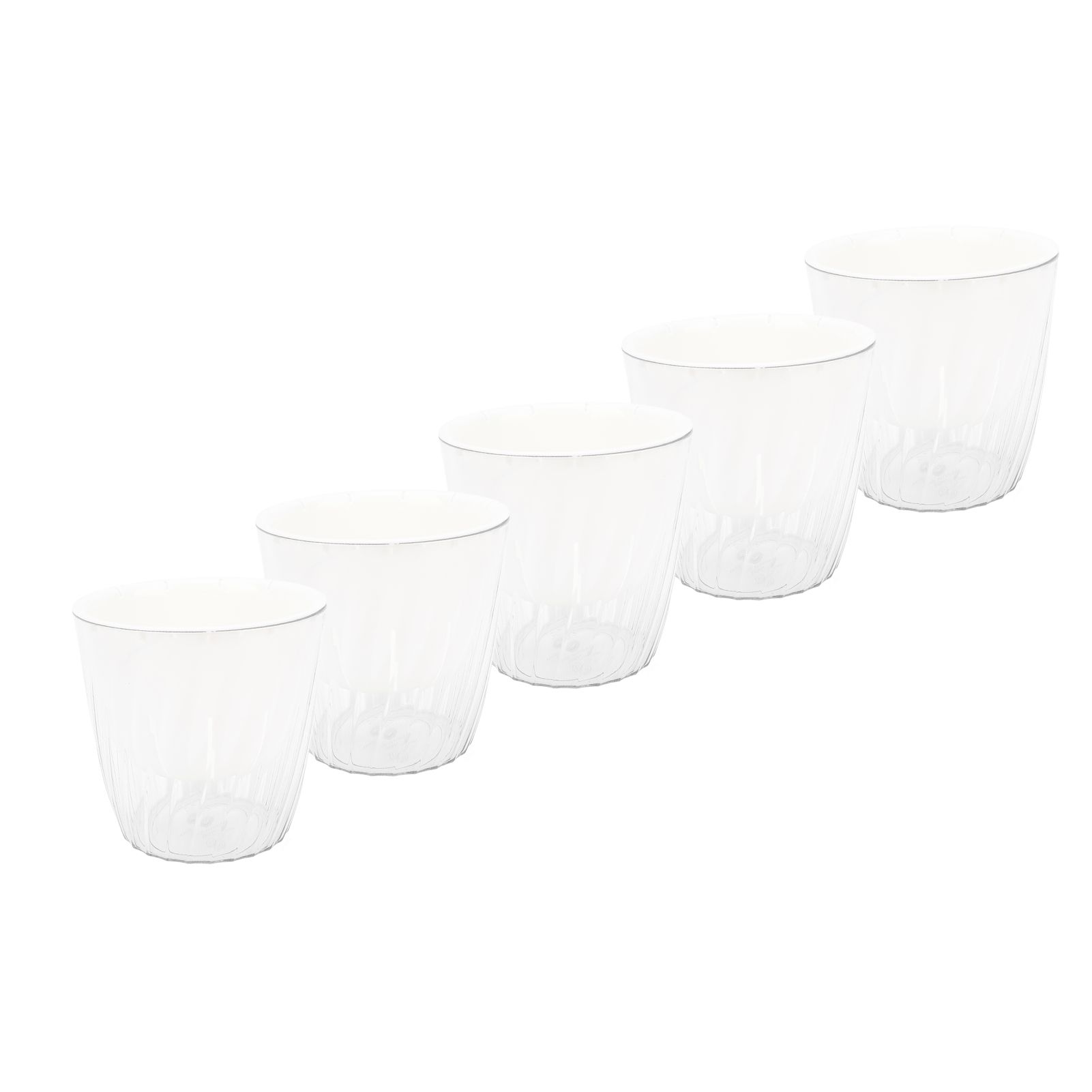 5PCS Self Watering Plant Pots PP PET Decorative Small Flower Pot Planter with view 10