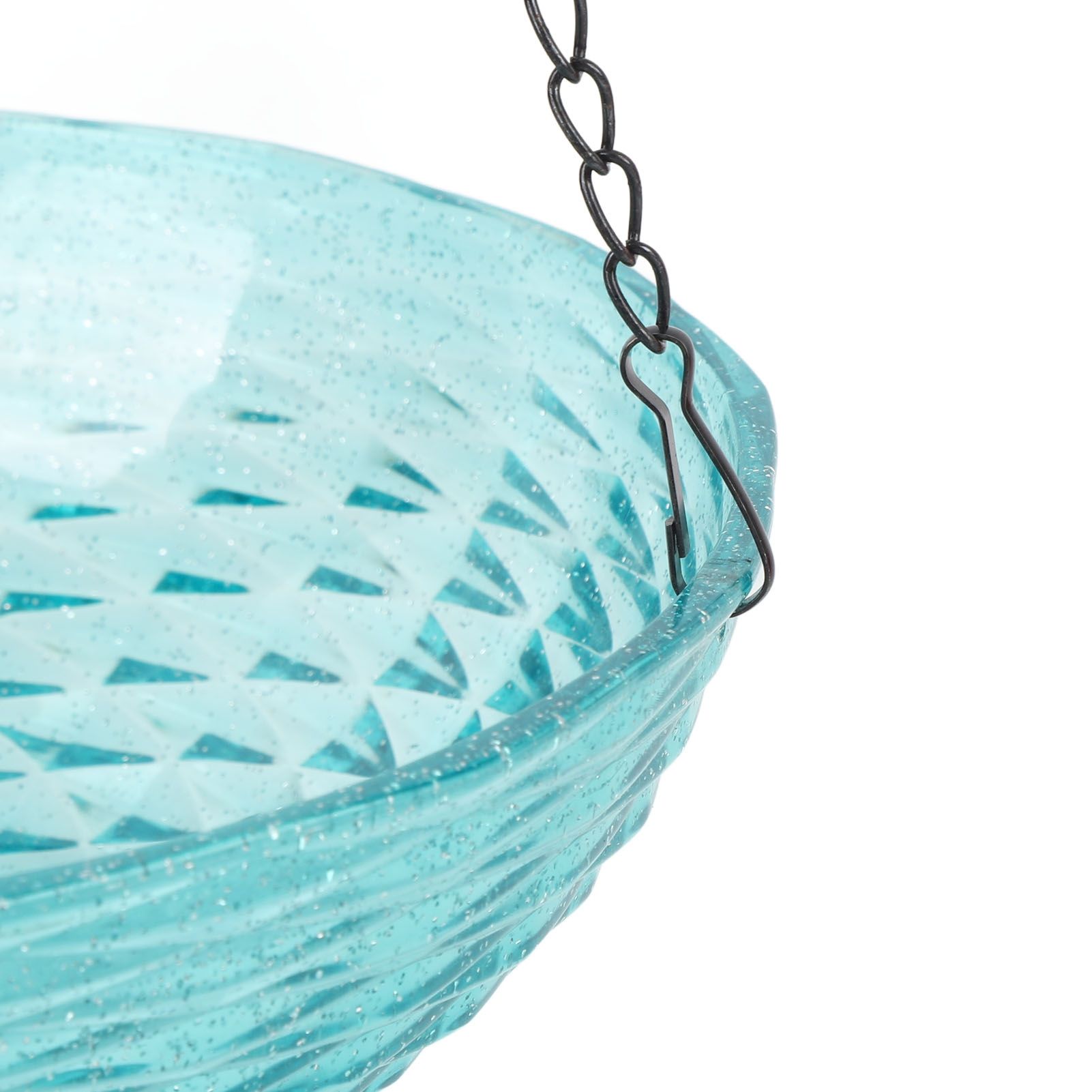 Solar Bird Bath Fountain Sturdy Plastics Hanging Bird Bath Bubbler Fountain view 2