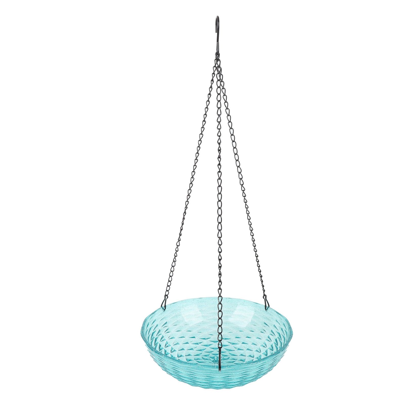 Solar Bird Bath Fountain Sturdy Plastics Hanging Bird Bath Bubbler Fountain view 4