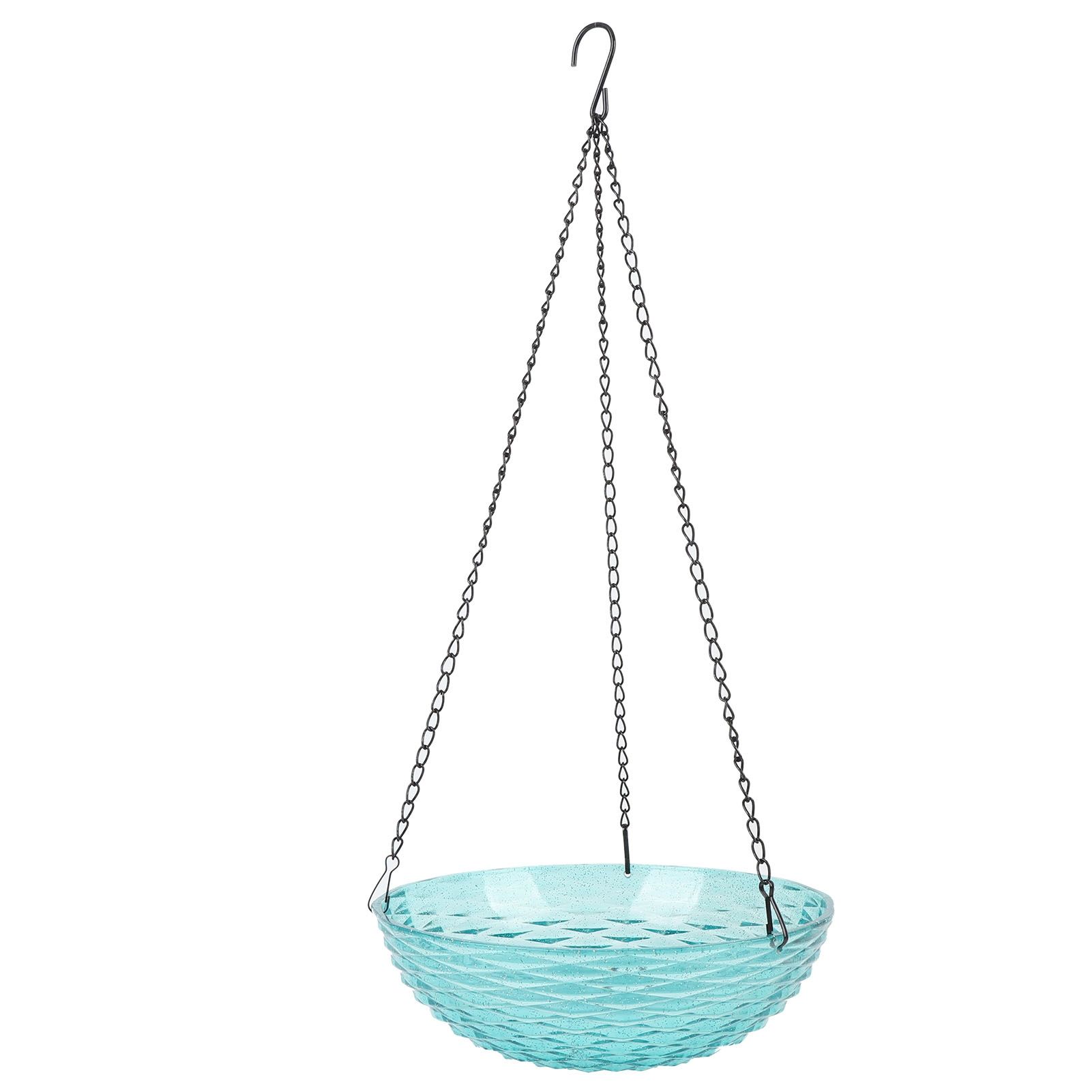 Solar Bird Bath Fountain Sturdy Plastics Hanging Bird Bath Bubbler Fountain view 8