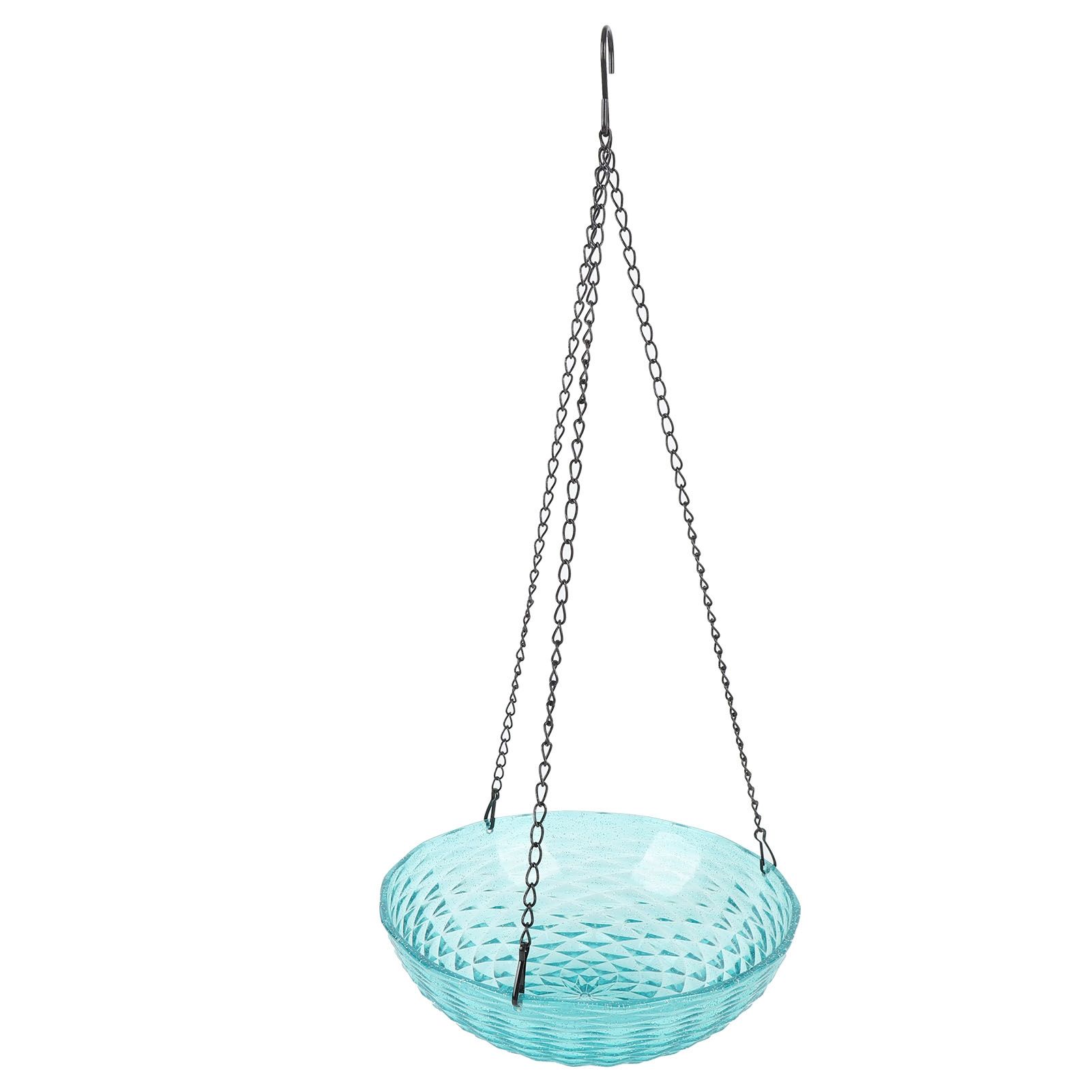 Solar Bird Bath Fountain Sturdy Plastics Hanging Bird Bath Bubbler Fountain view 10